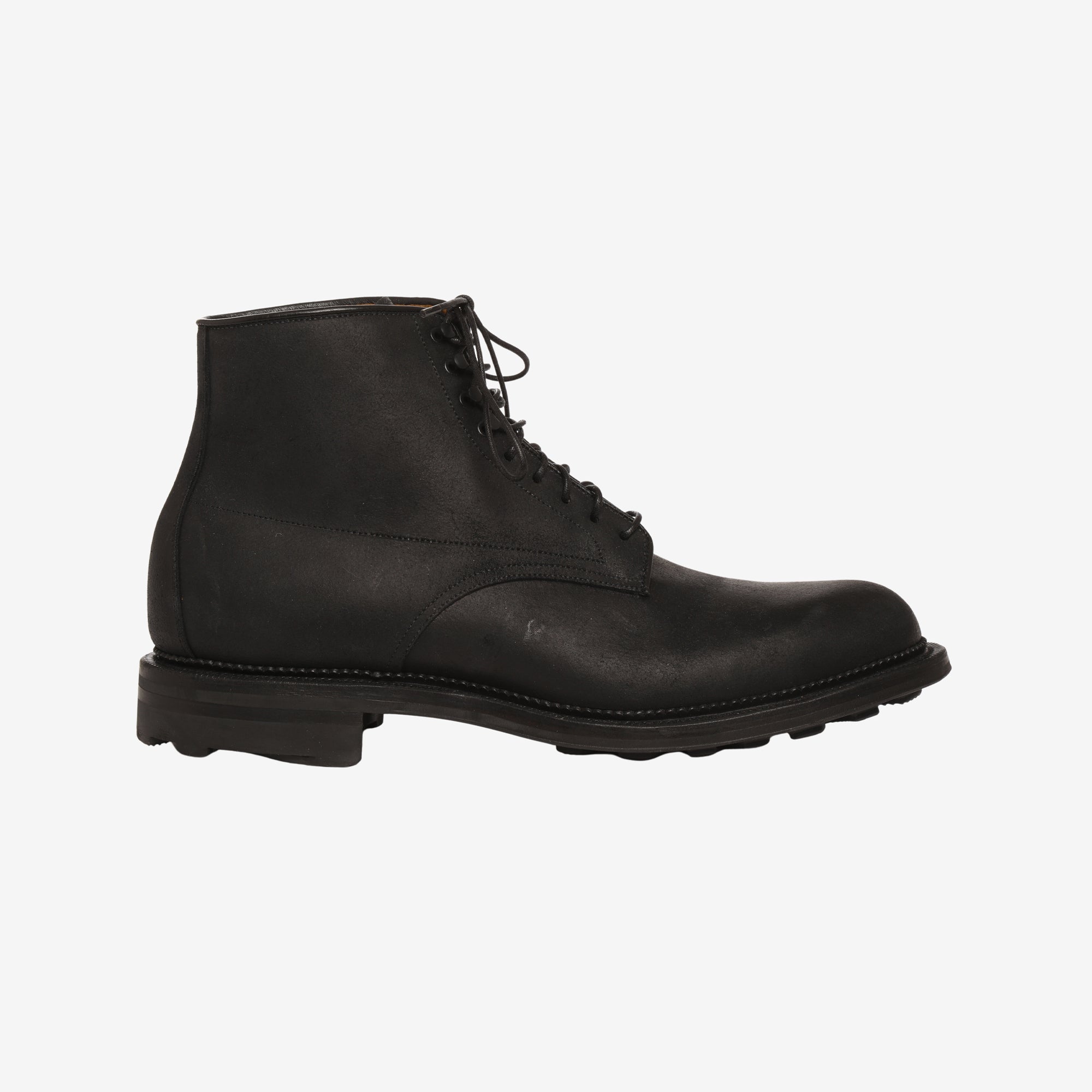 Navvy Boot - Black Leather (1940 Last)