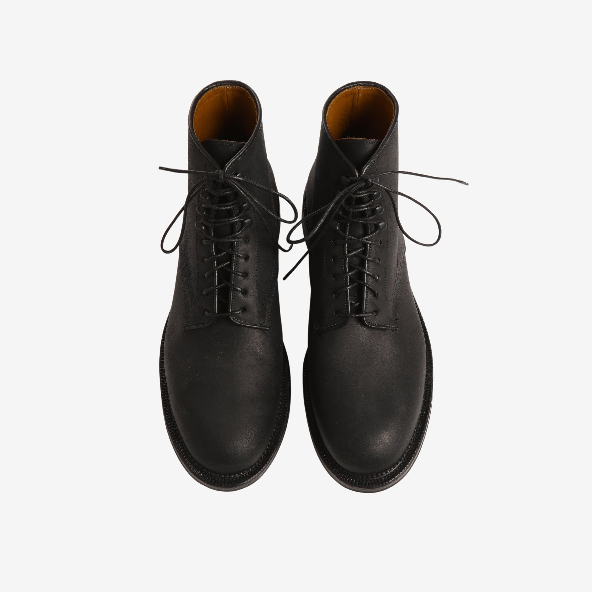 Navvy Boot - Black Leather (1940 Last)