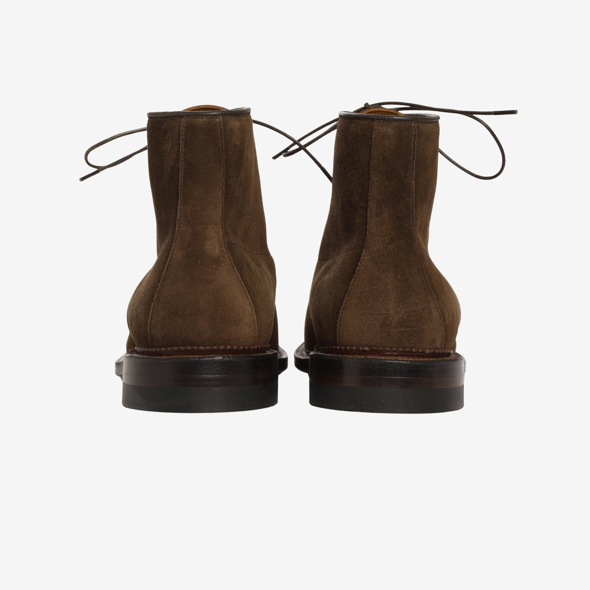 Navvy Boots - Dark Brown Suede (1940 Last)