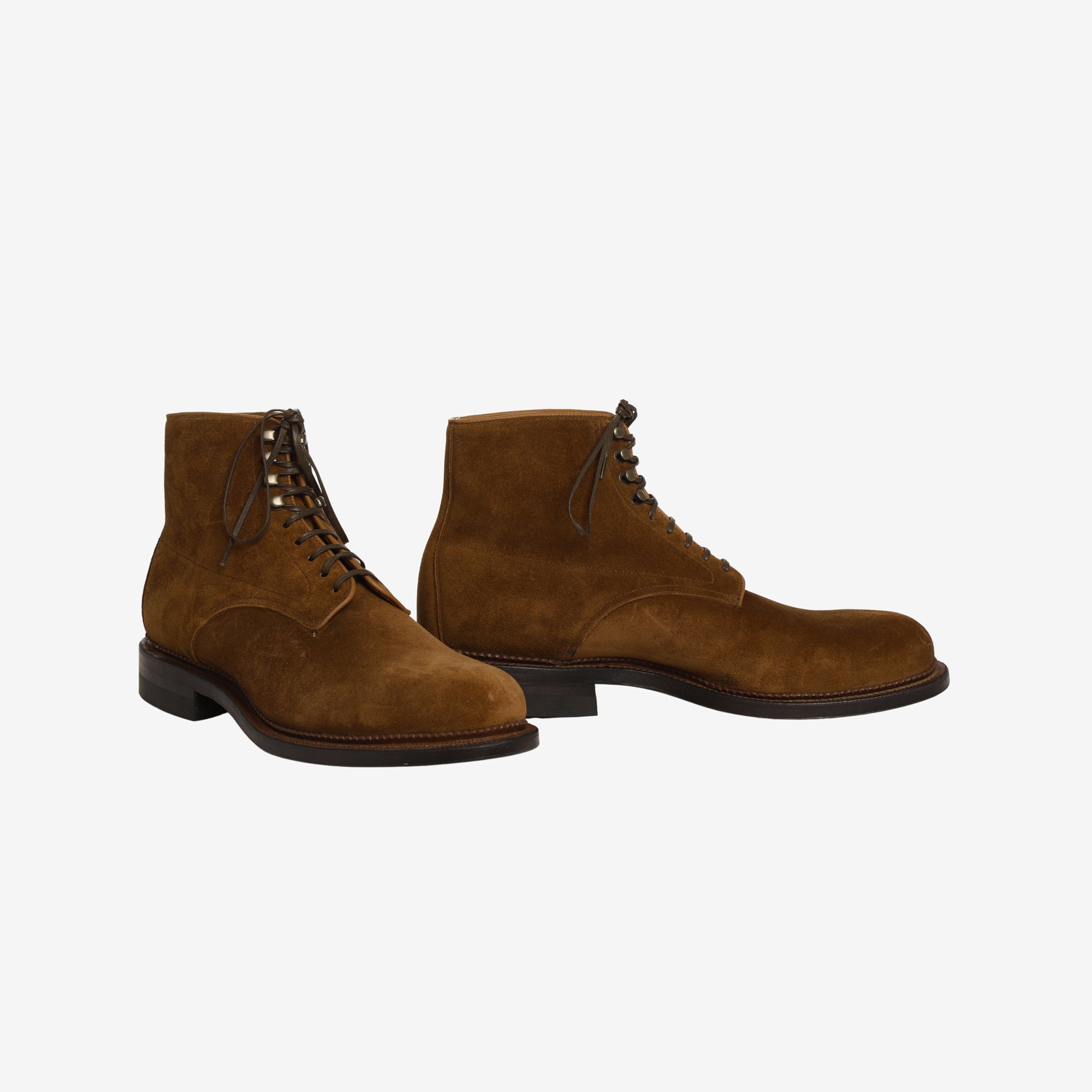 Navvy Boot - Brown Suede (1940 Last) (Worn)