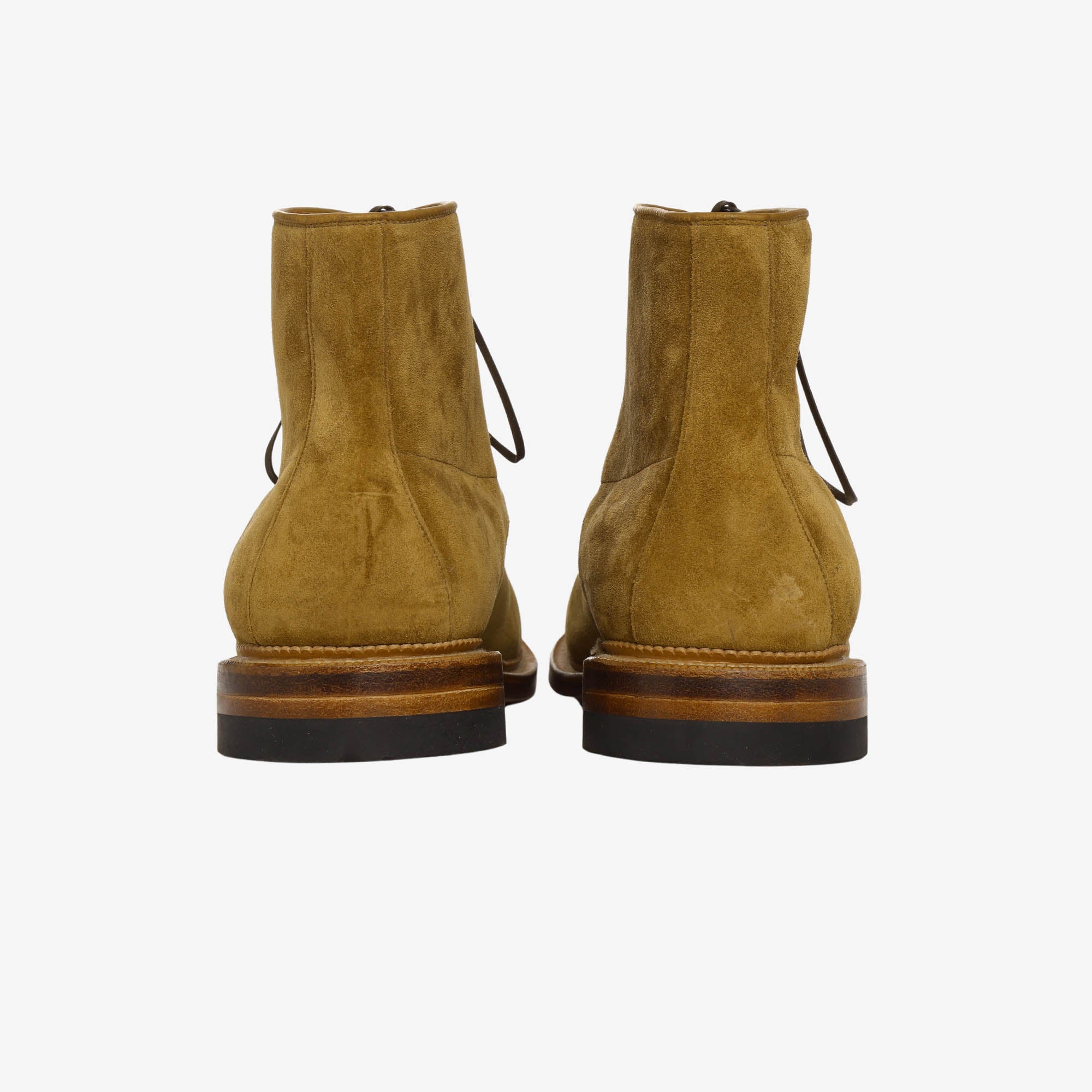 Navvy Boot - Mustard Suede (1940 Last) (Worn)