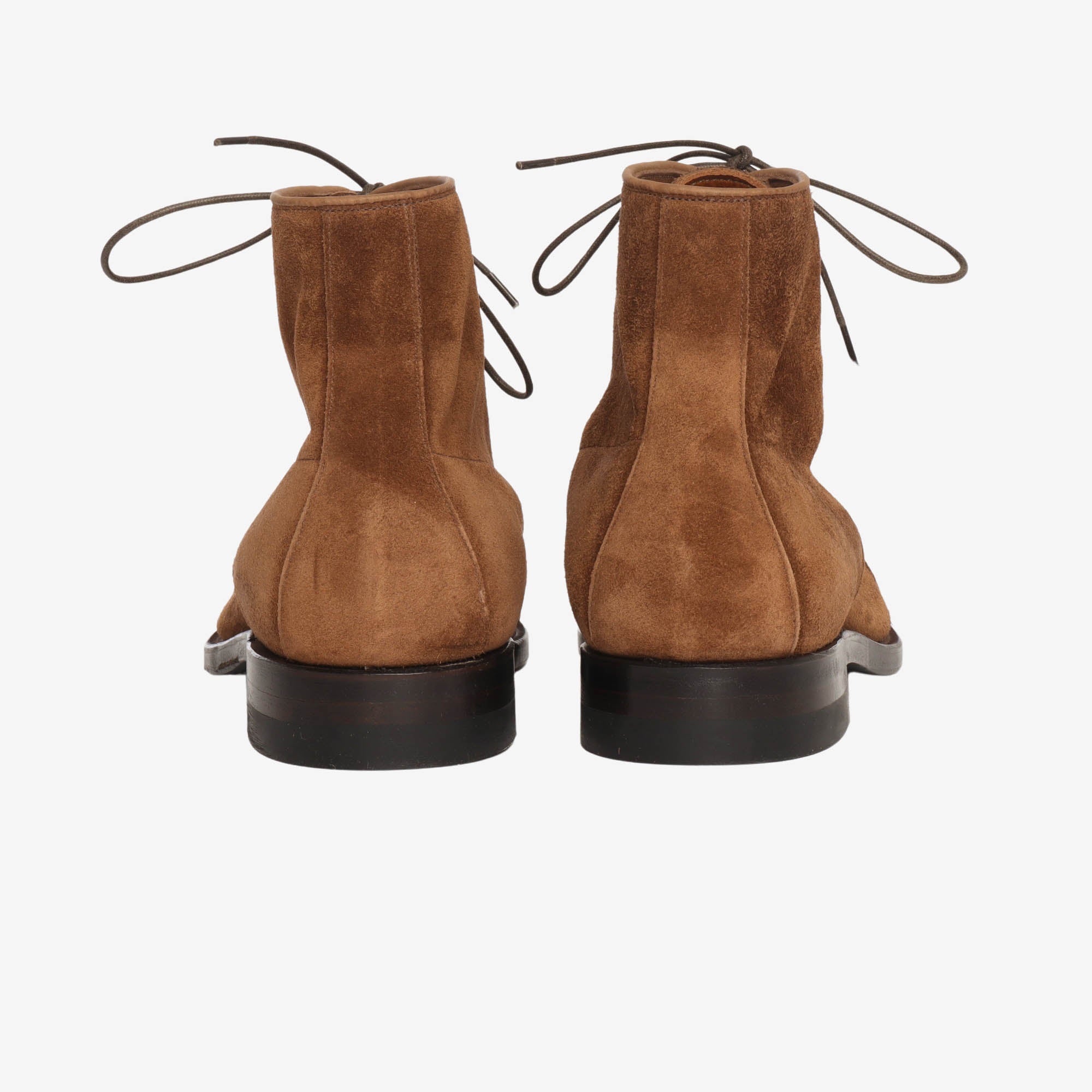 Navvy Brogue Boot - Brown Suede (1940 Last)