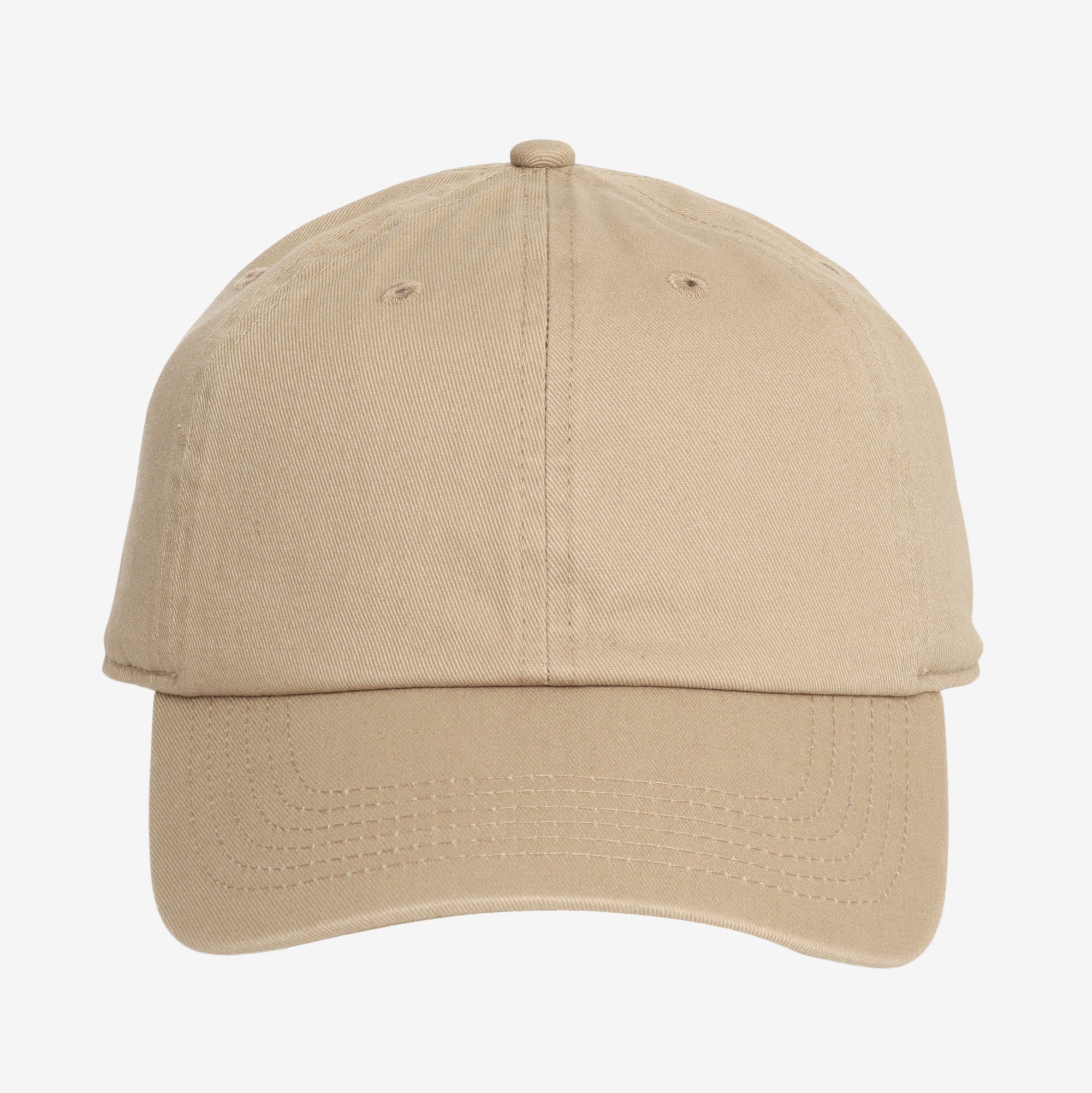 Brushed Baseball Cap - Khaki