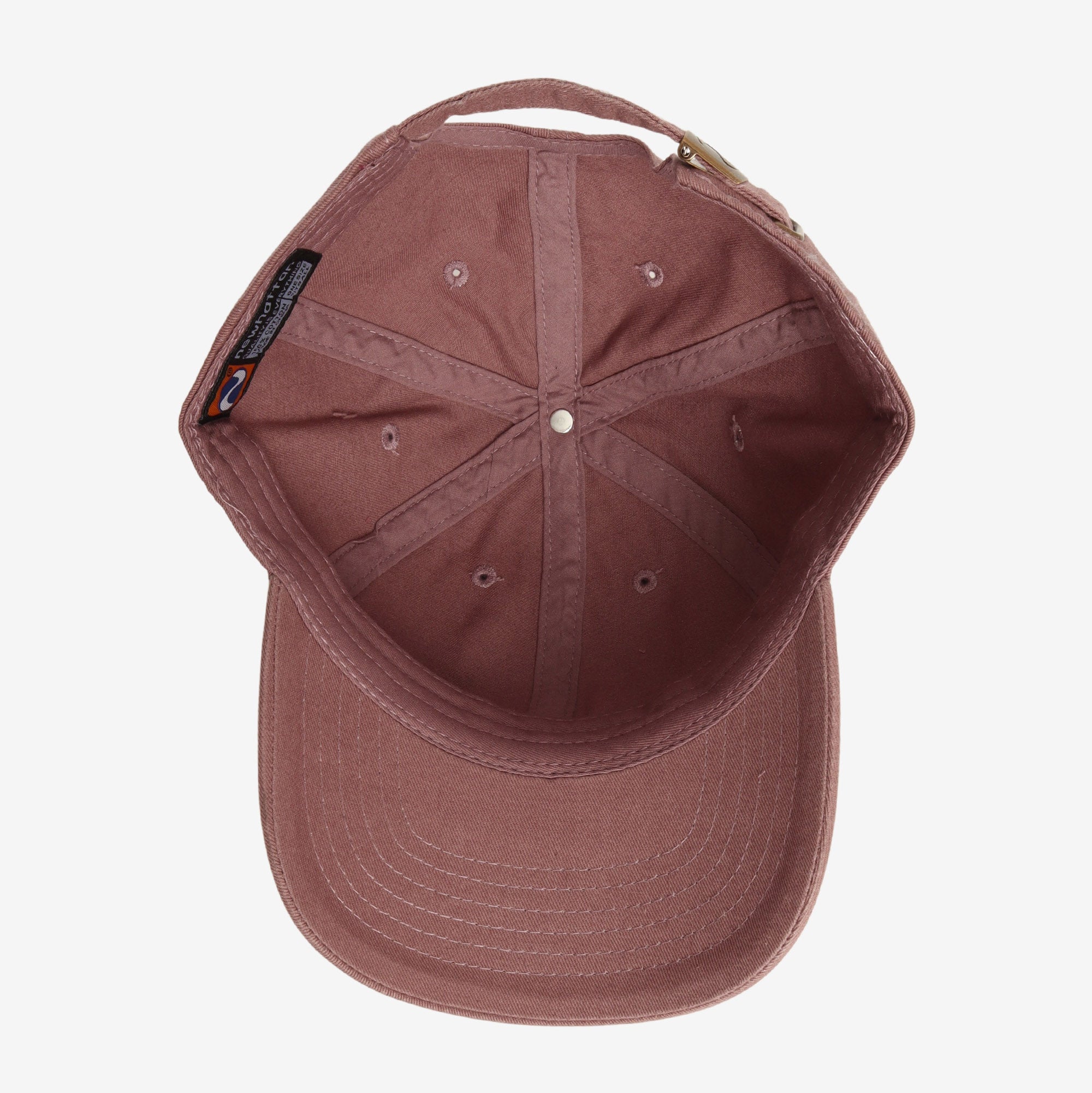 Brushed Baseball Cap - Brick