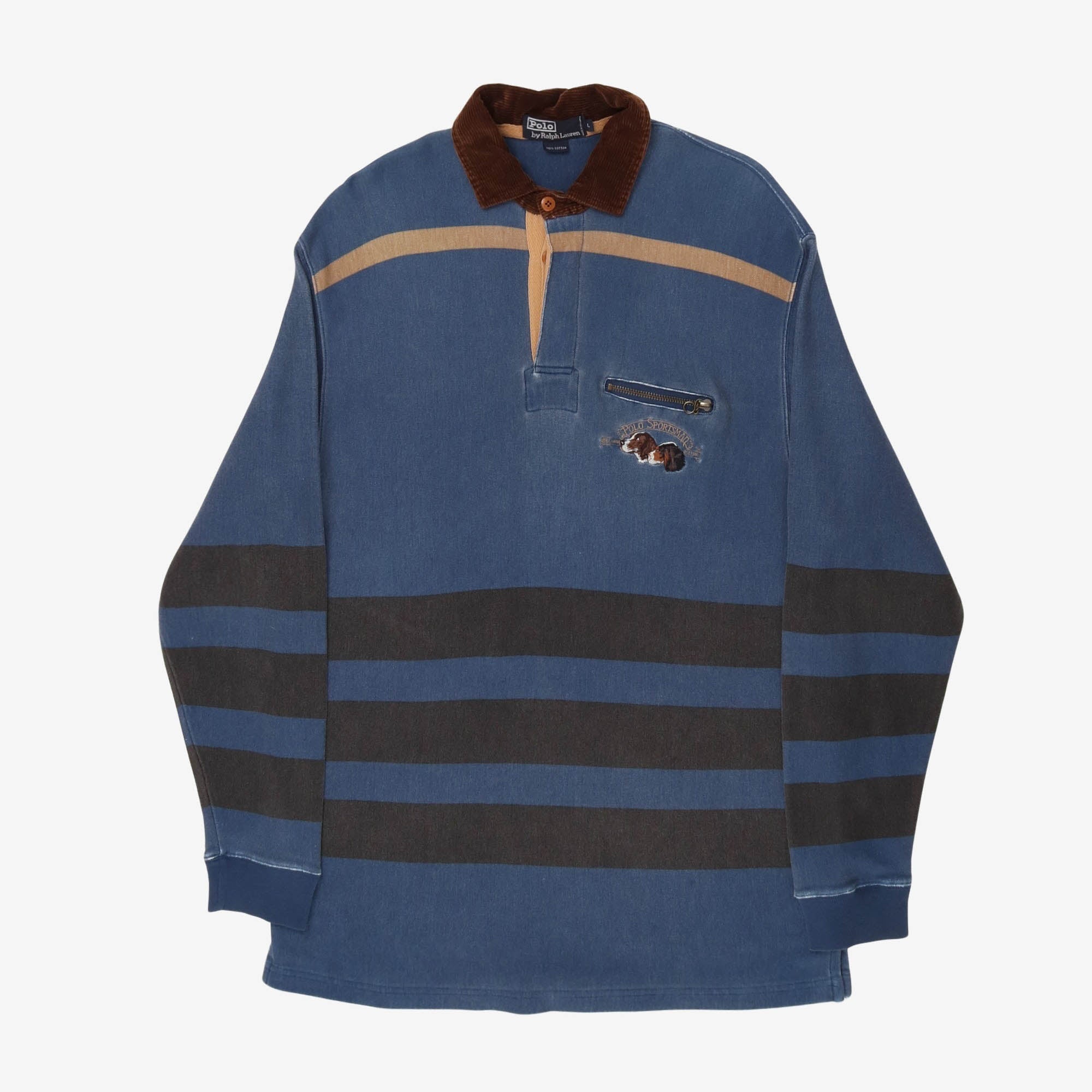 Vintage Sportsman Dog Rugby Shirt