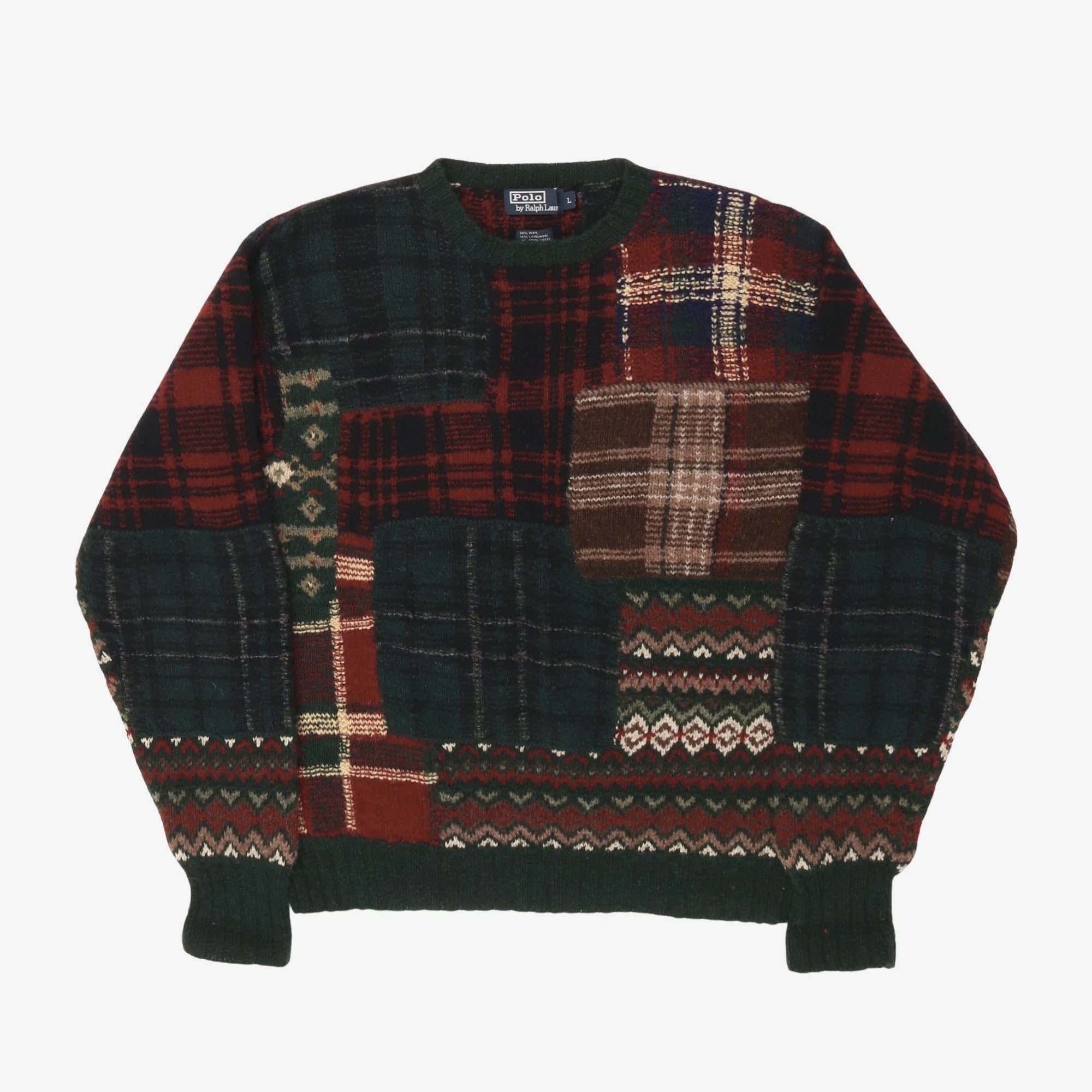 Patchwork Knit Jumper