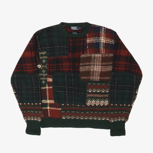 Patchwork Knit Jumper
