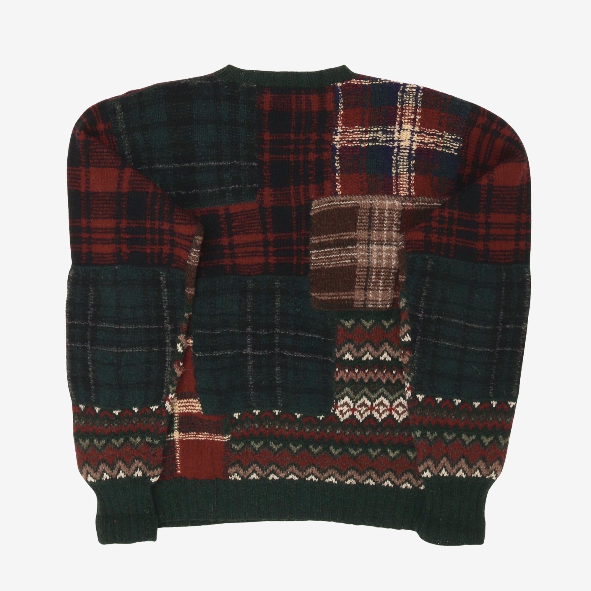 Patchwork Knit Jumper
