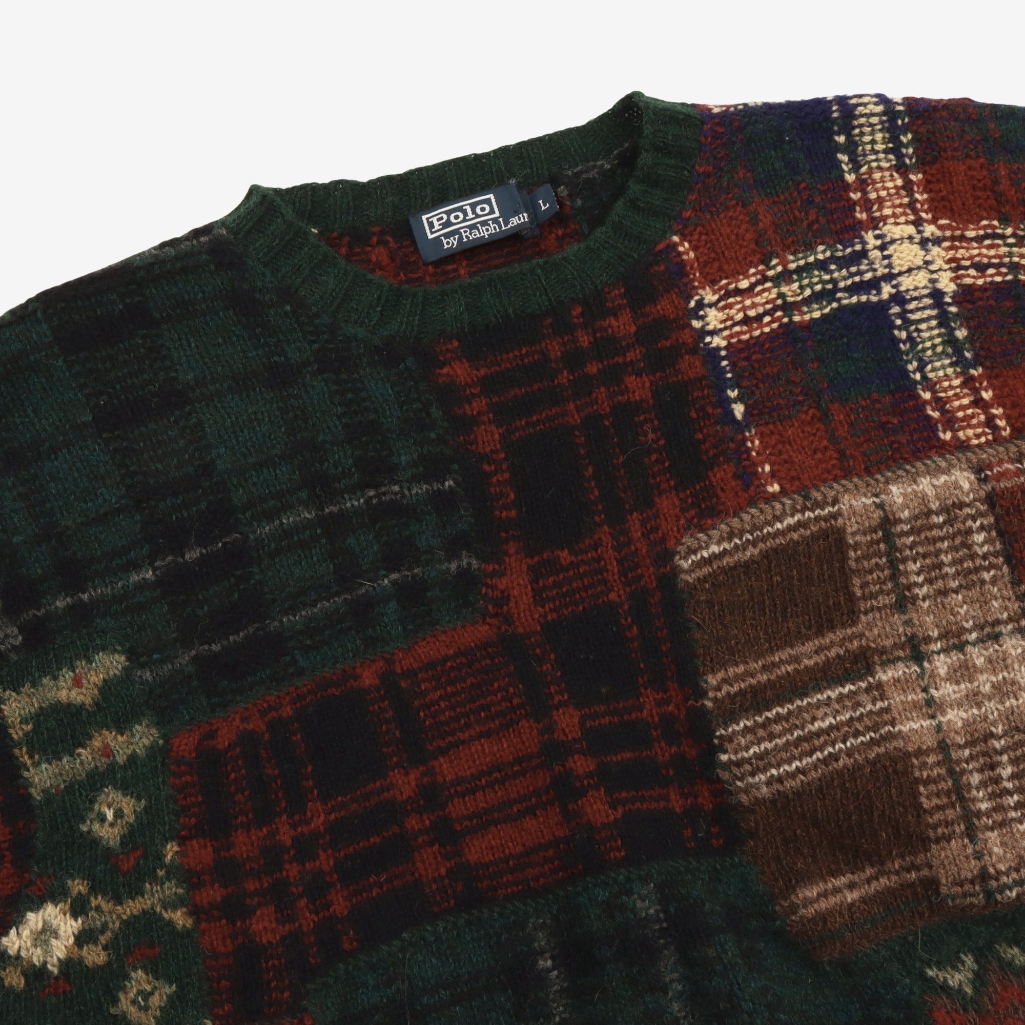 Patchwork Knit Jumper