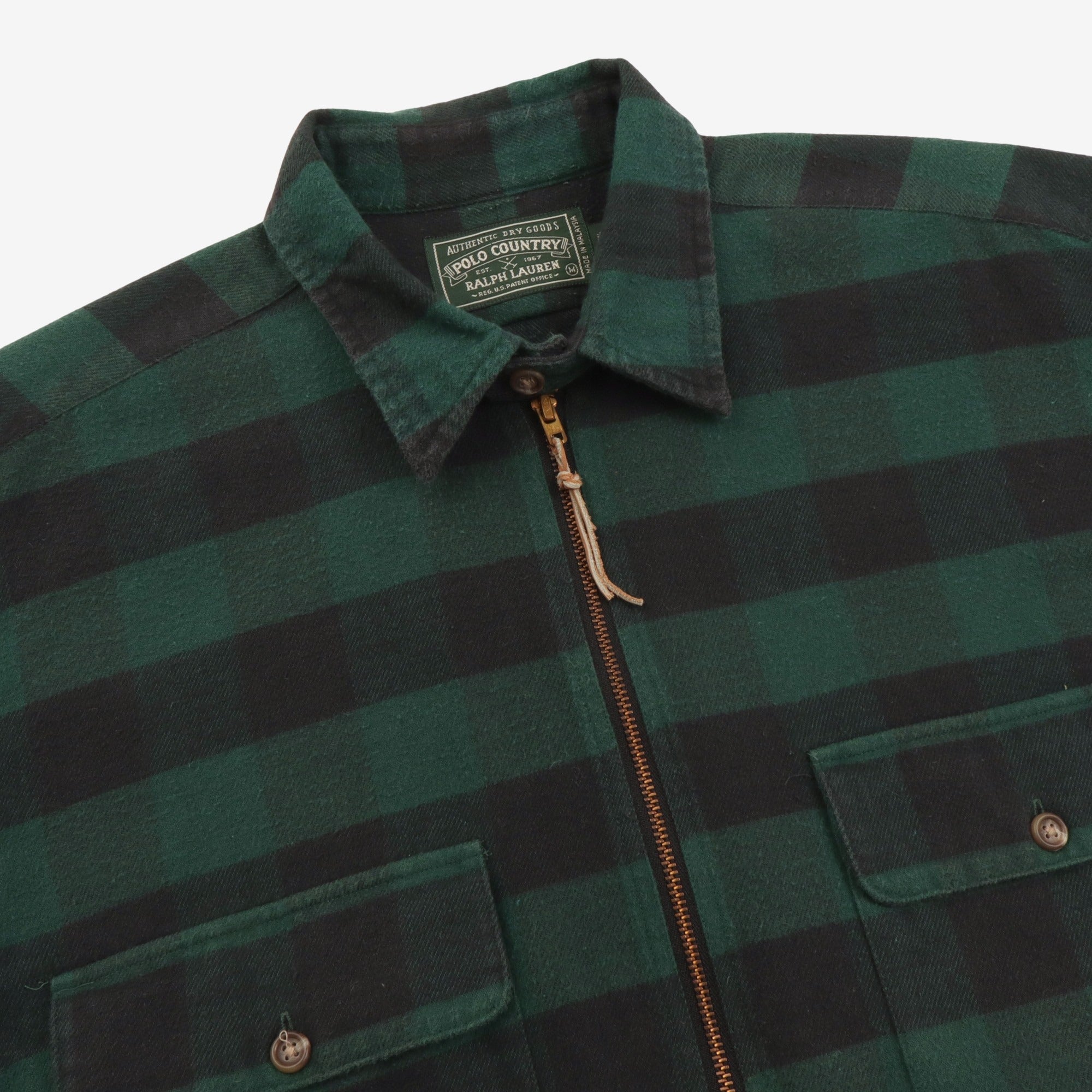 Country Striped Quarter Zip Shirt