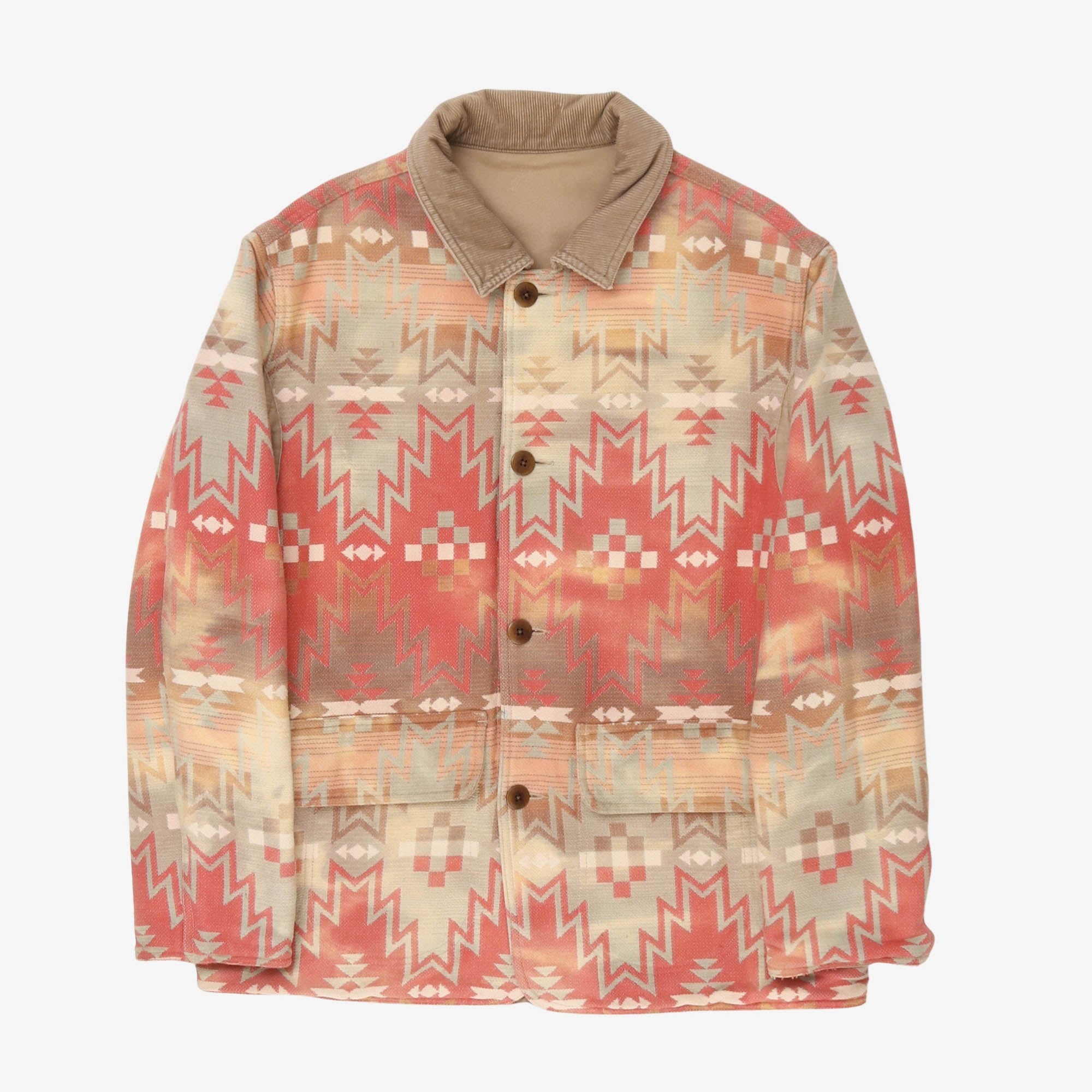 Reversible Aztec Chore Jacket