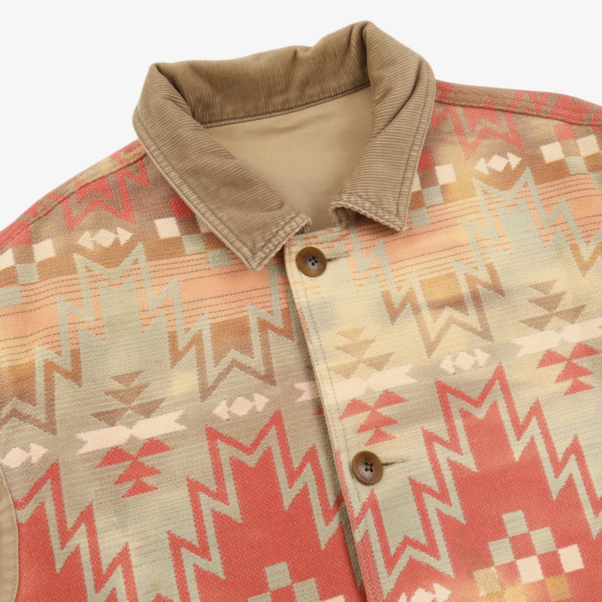 Reversible Aztec Chore Jacket