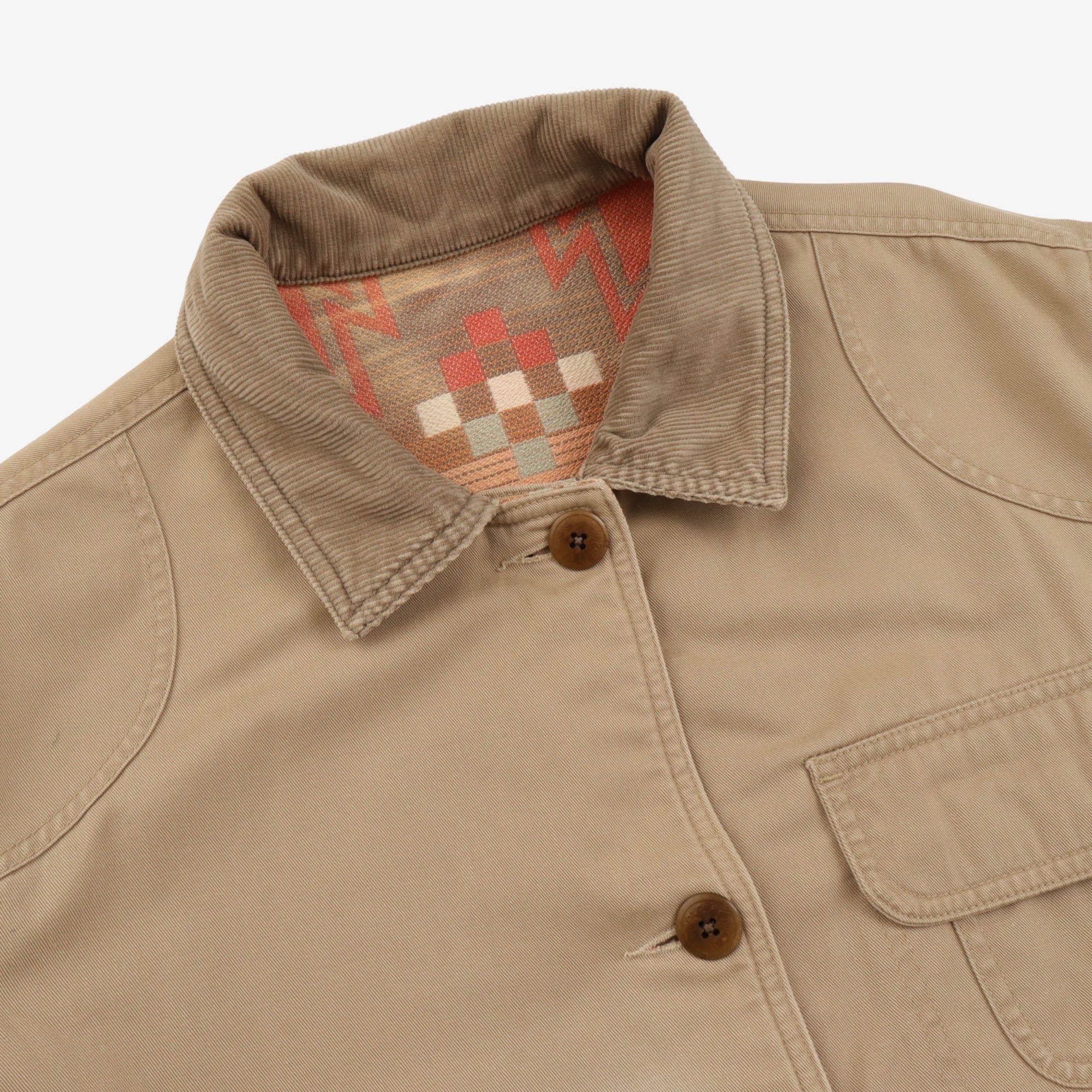 Reversible Aztec Chore Jacket