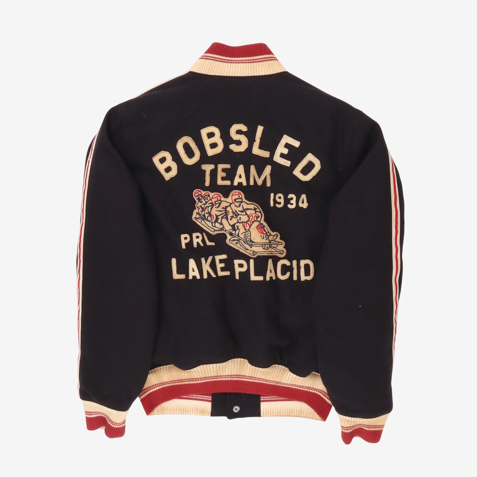 Vintage Bobsled Team Lake Placid Varsity Jacket