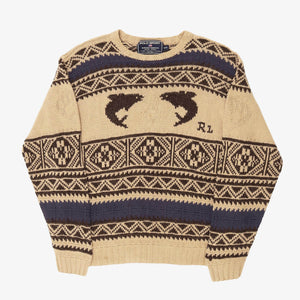 Sportsman Chunky Cable Knit Jumper