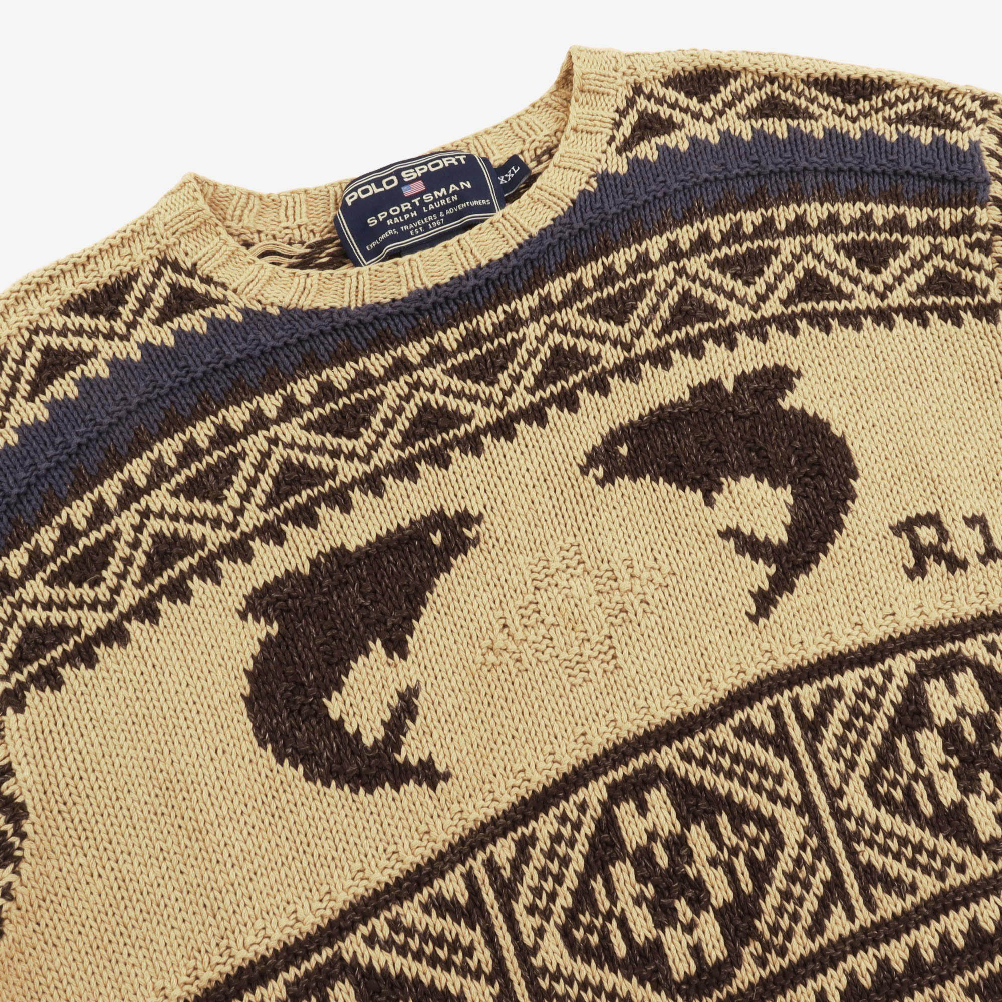Sportsman Chunky Cable Knit Jumper