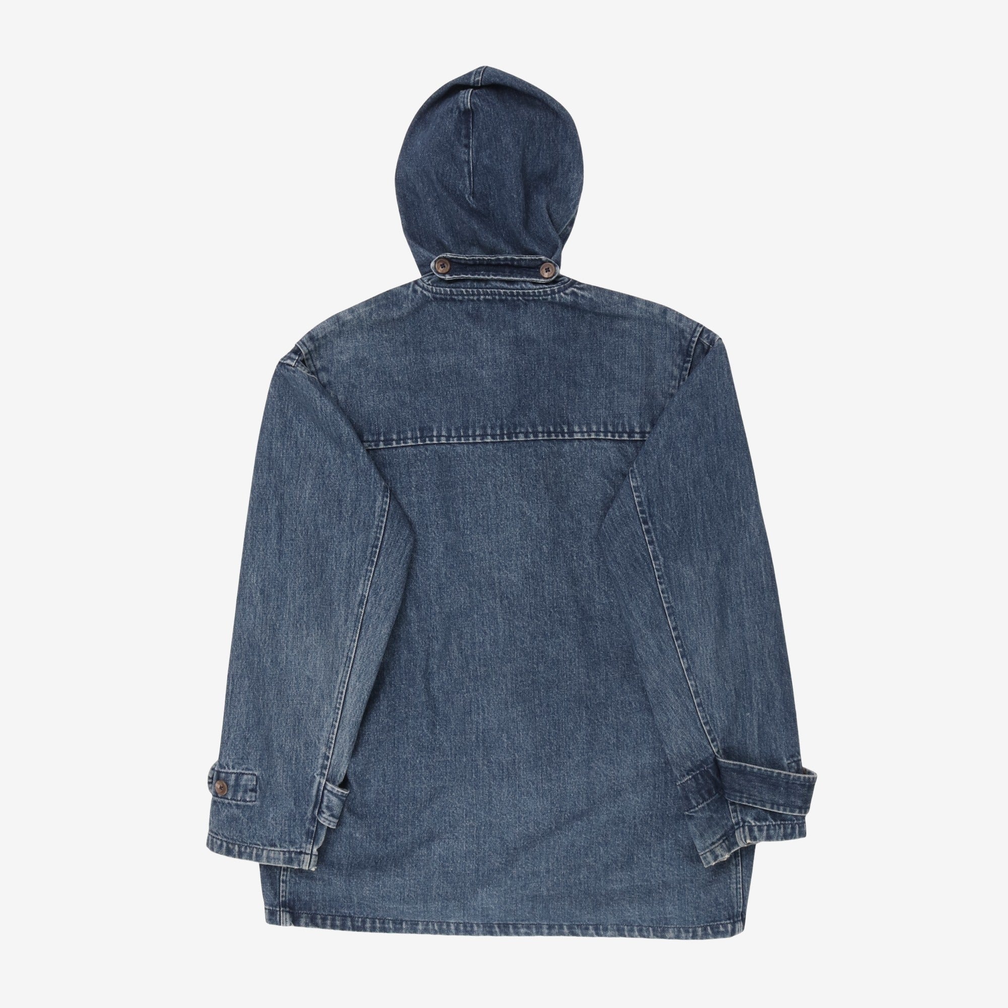Denim Fisherman Duffle Rope Coat
