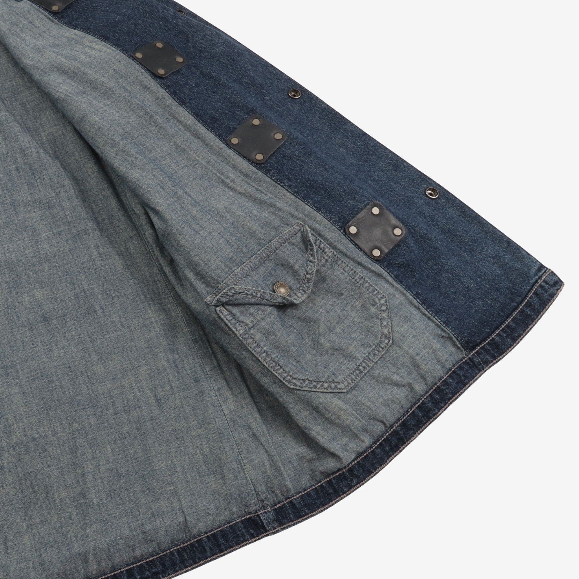 Denim Fireman Coat