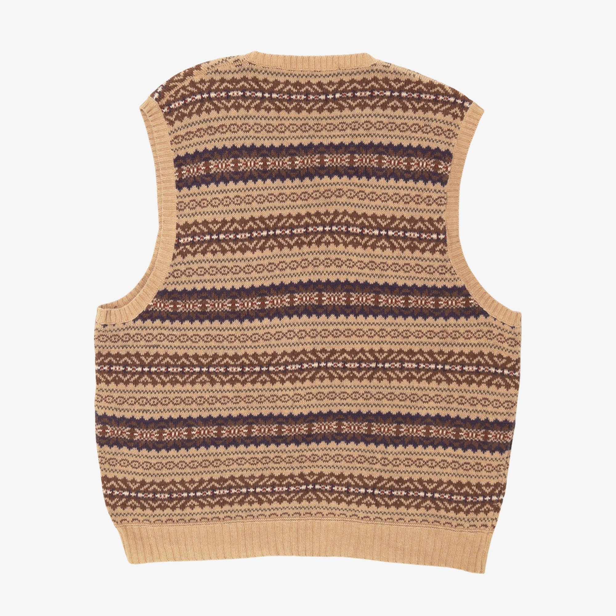 Vintage Sportsman Fair Isle Sweater Vest