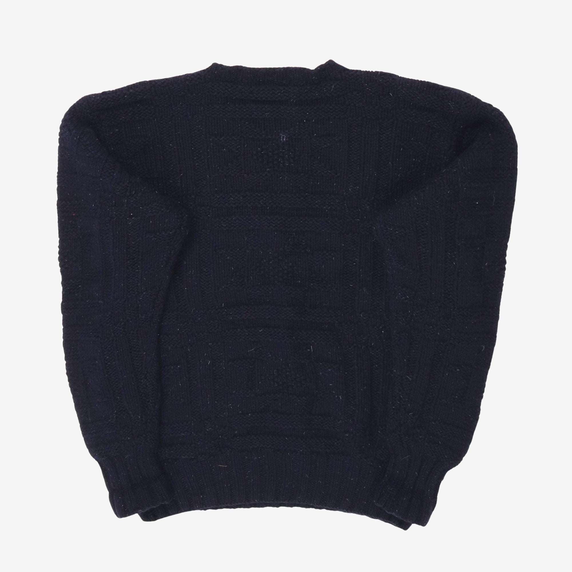 Vintage Country Star Pattern Cable Knit Jumper