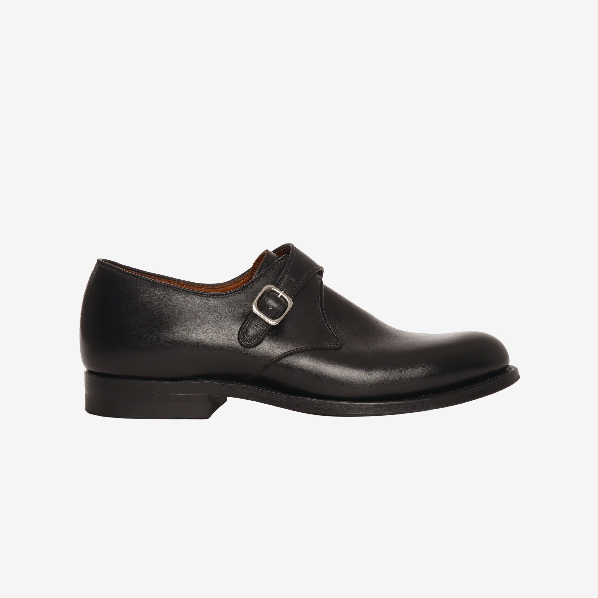 Regent Monk Strap - Black Leather (1905 Last) (Worn)