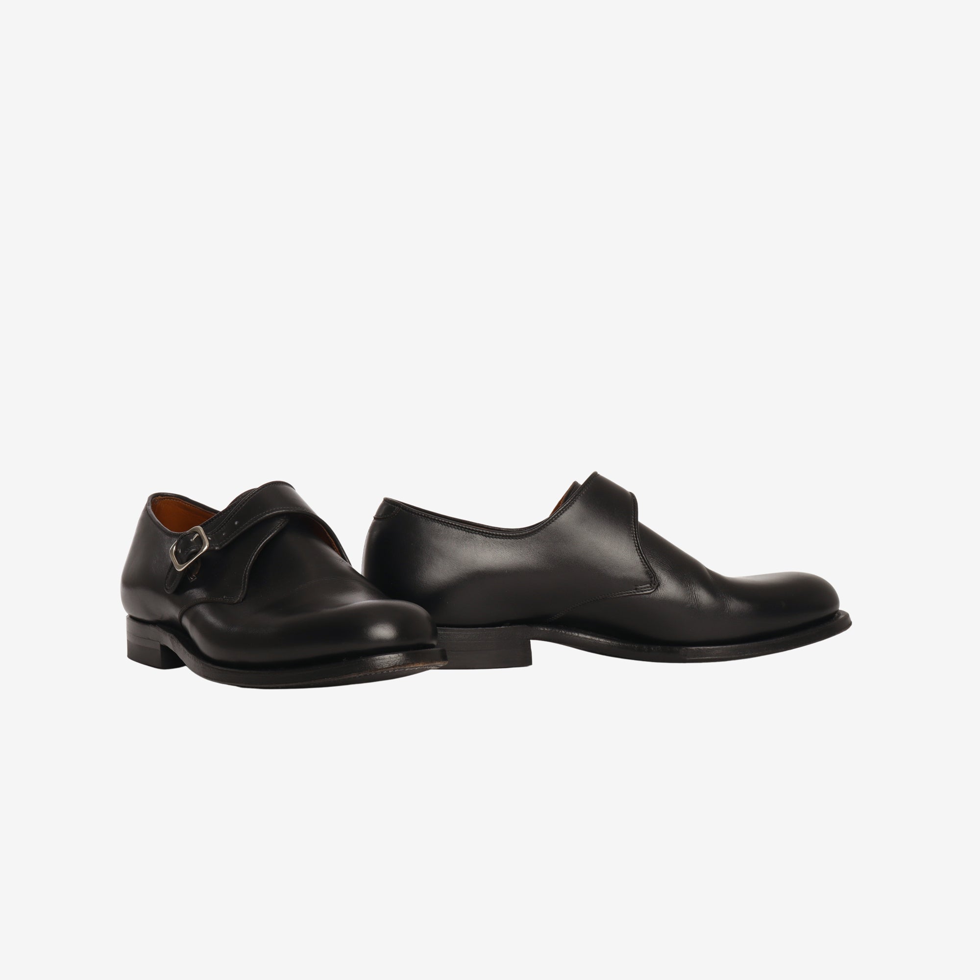 Regent Monk Strap - Black Leather (1905 Last) (Worn)