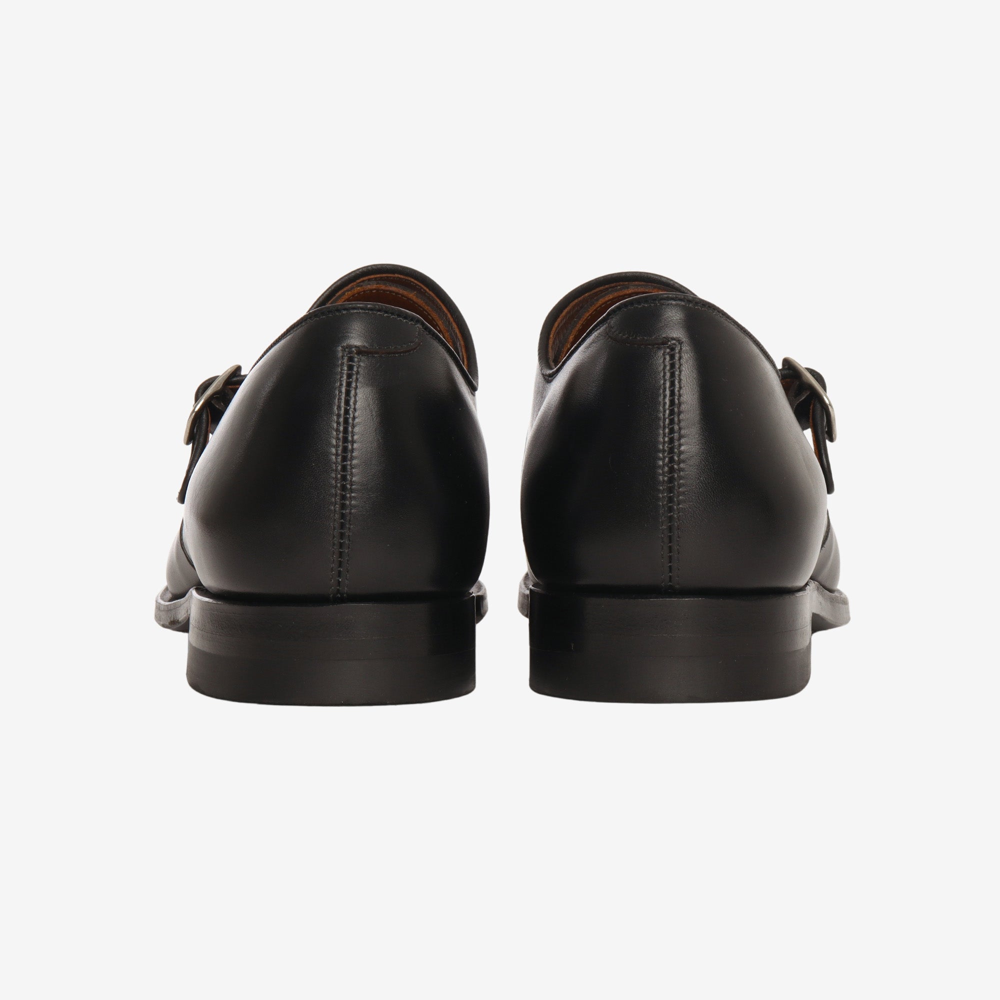 Regent Monk Strap - Black Leather (1905 Last) (Worn)