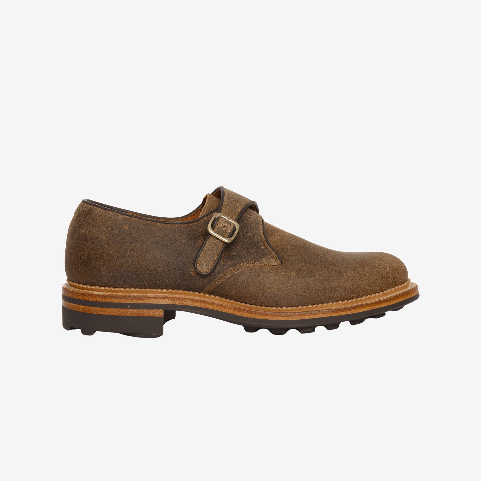 Regent Monk Strap - Green Wax (1905 Last)