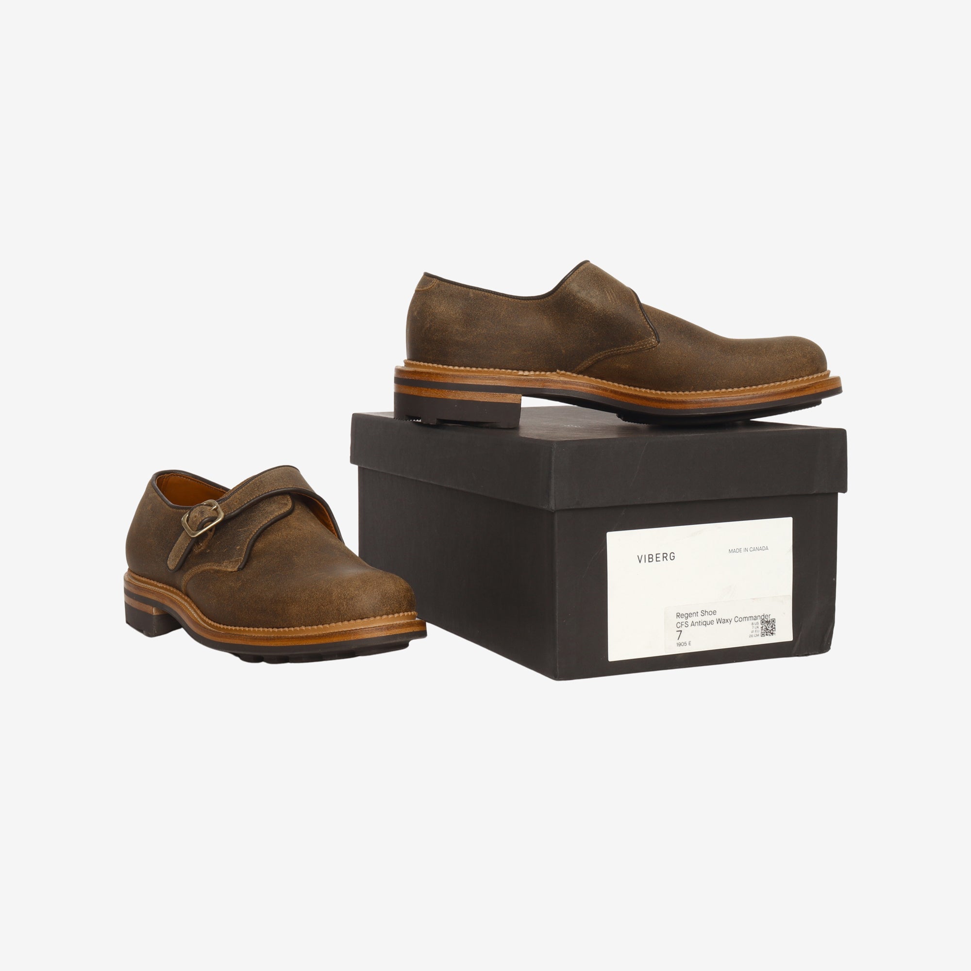 Regent Monk Strap - Green Wax (1905 Last)