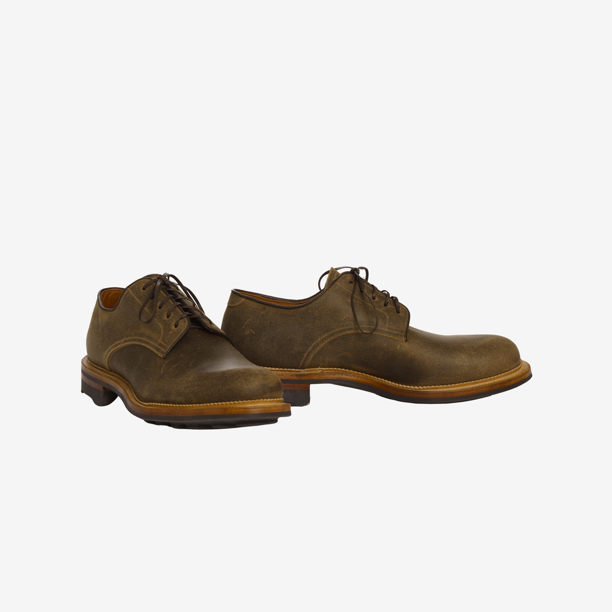 Rockland Blucher - Olive Wax (1940 Last)