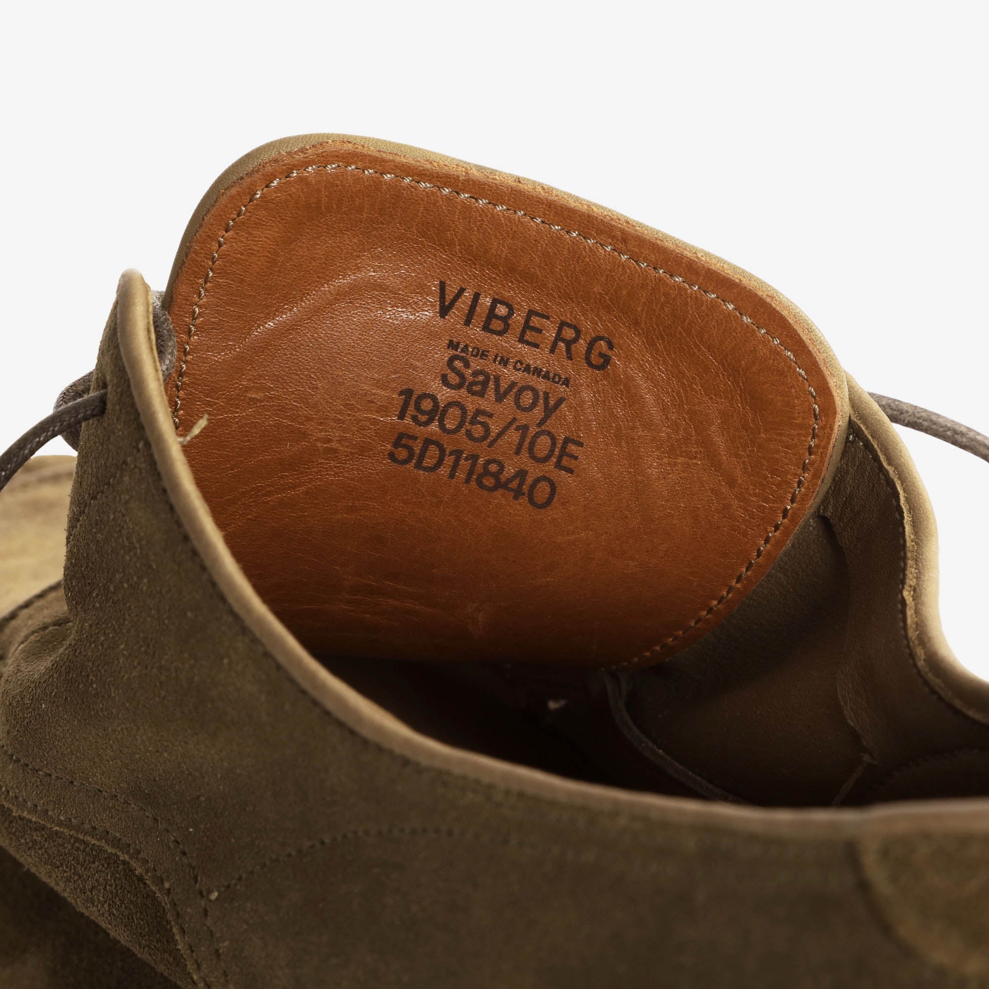 Savoy Derby - Green Suede (1905 Last)