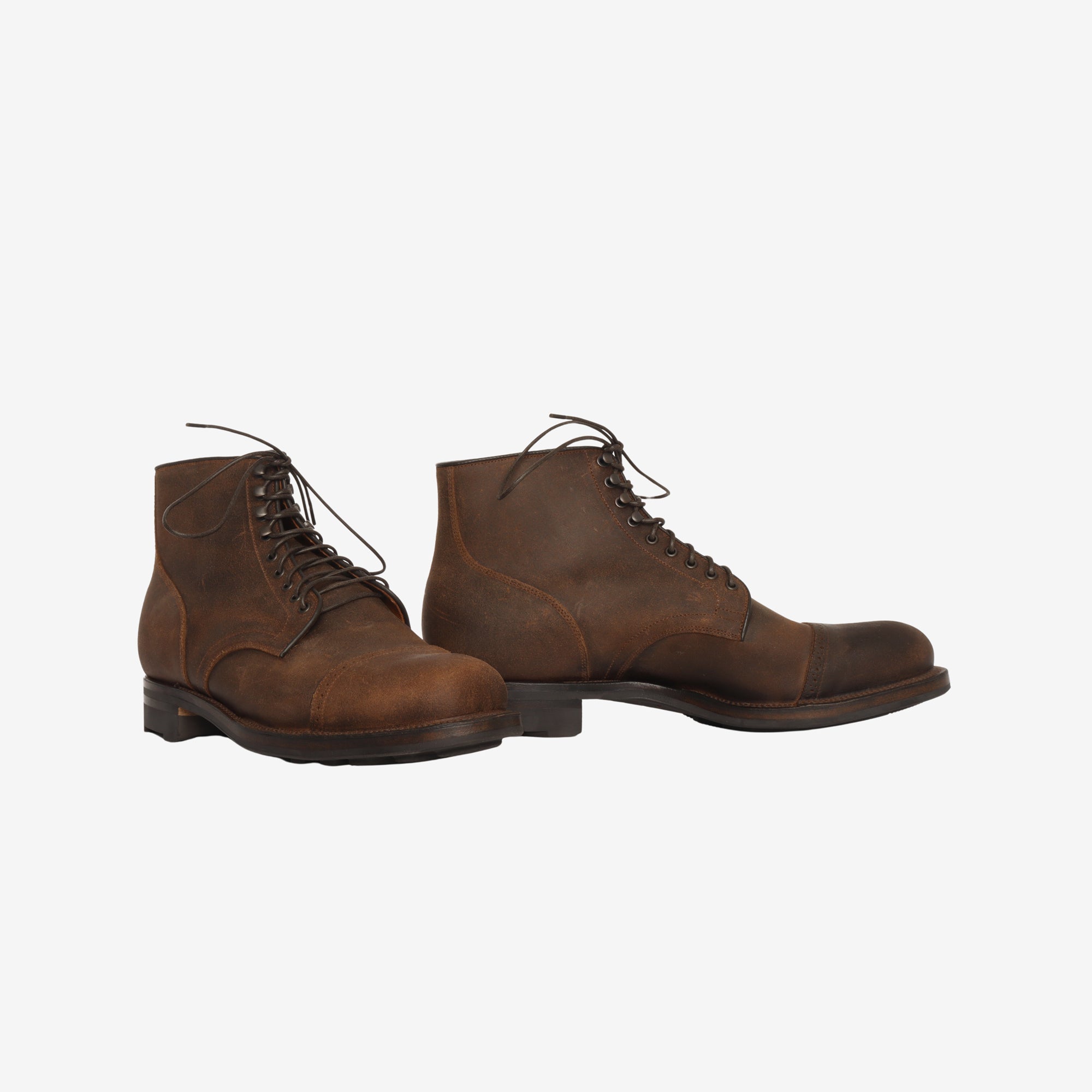 Service Brogue Boot - Brown Wax (2030 Last)