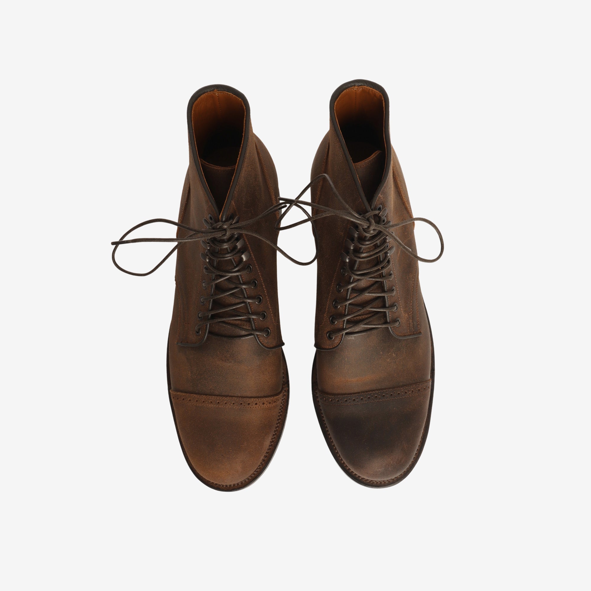 Service Brogue Boot - Brown Wax (2030 Last)
