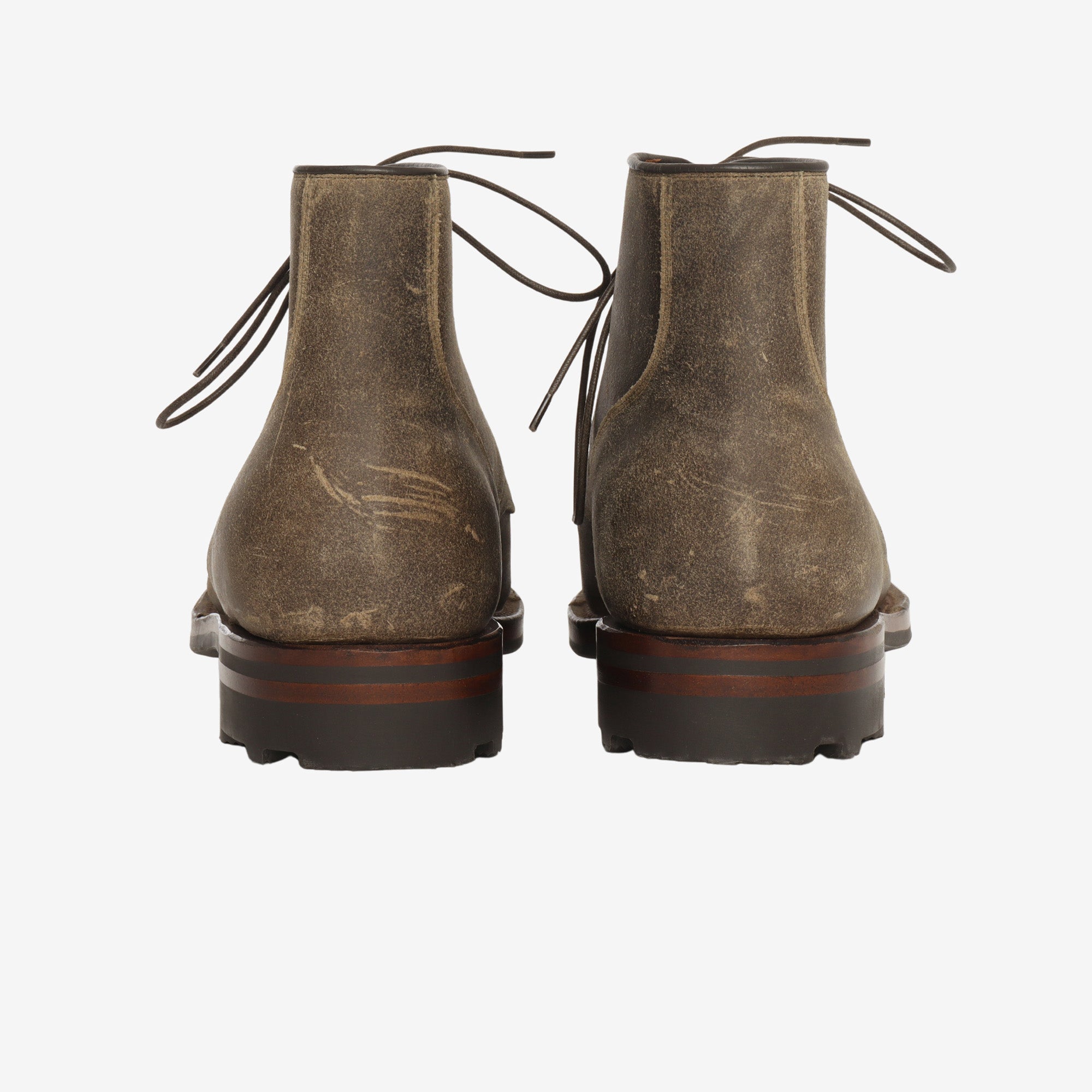 Service Brogue Boot - Grey Wax (2030 Last)