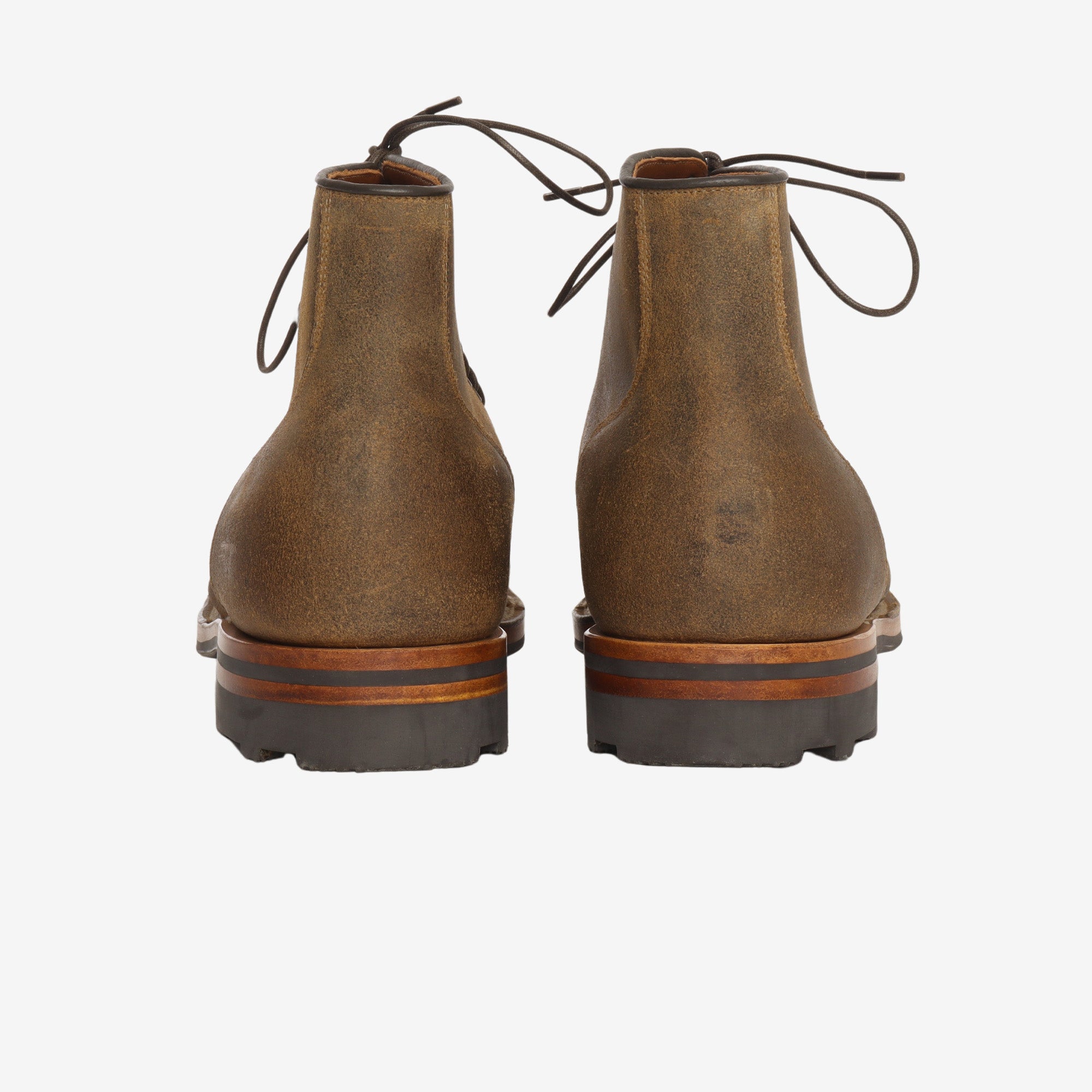 Service Brogue Boot - Olive Wax (2030 last)