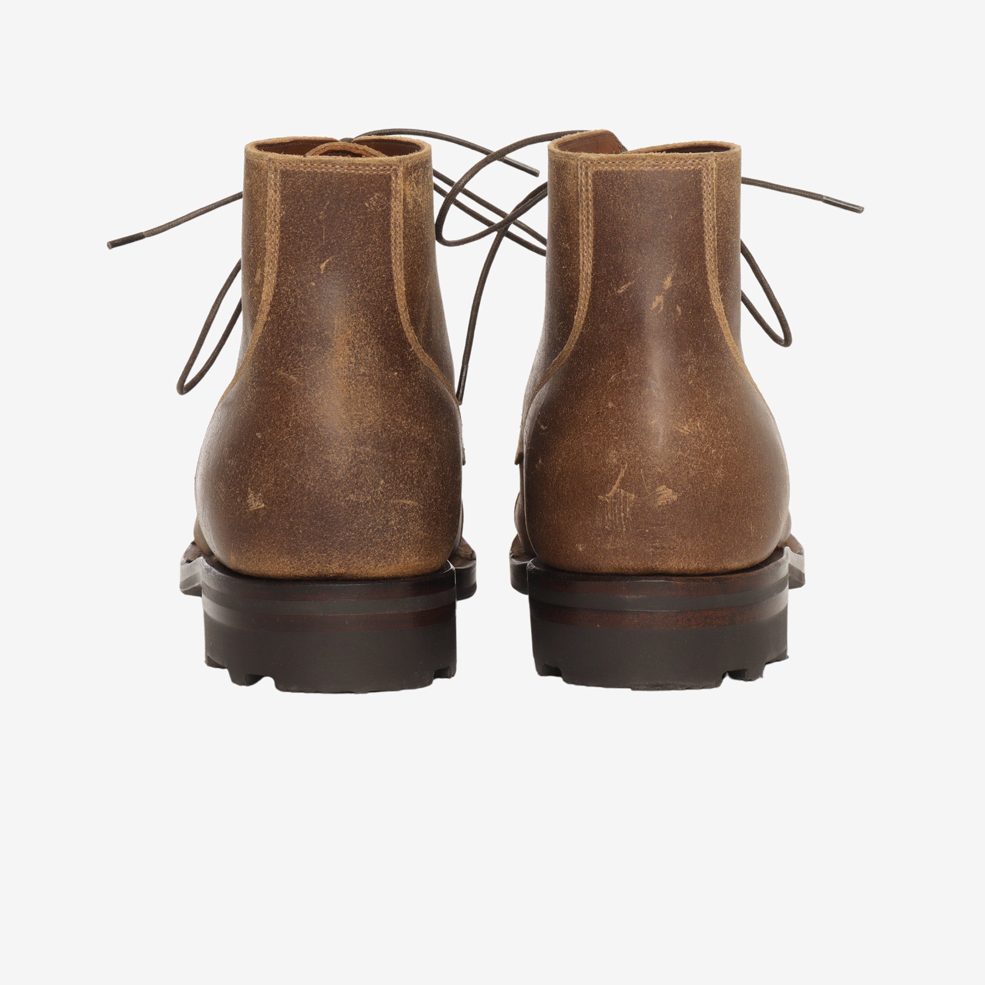 Service Brogue Boot - Tan Wax (2030 Last) (Worn)