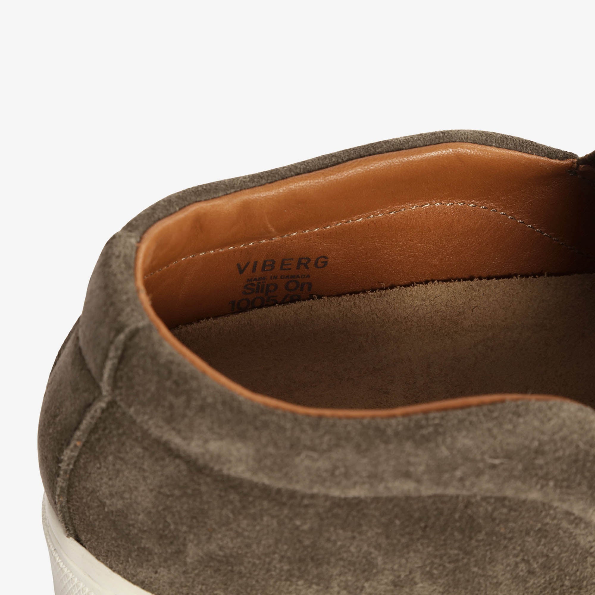 Slip On Shoe - Olive Suede (1005 Last)