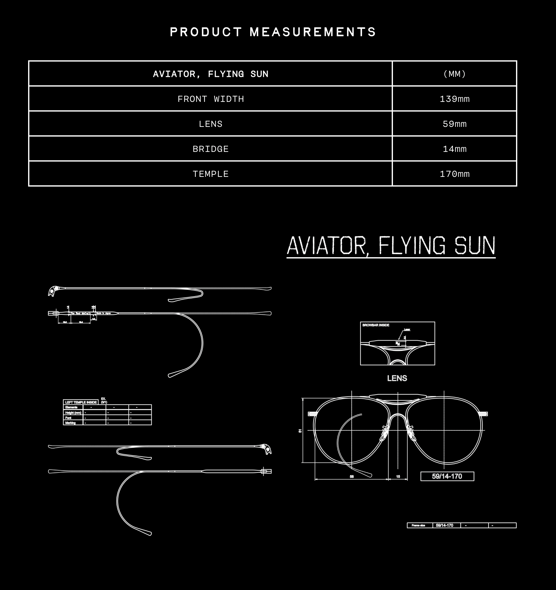MA17012 Aviator Flying Sun