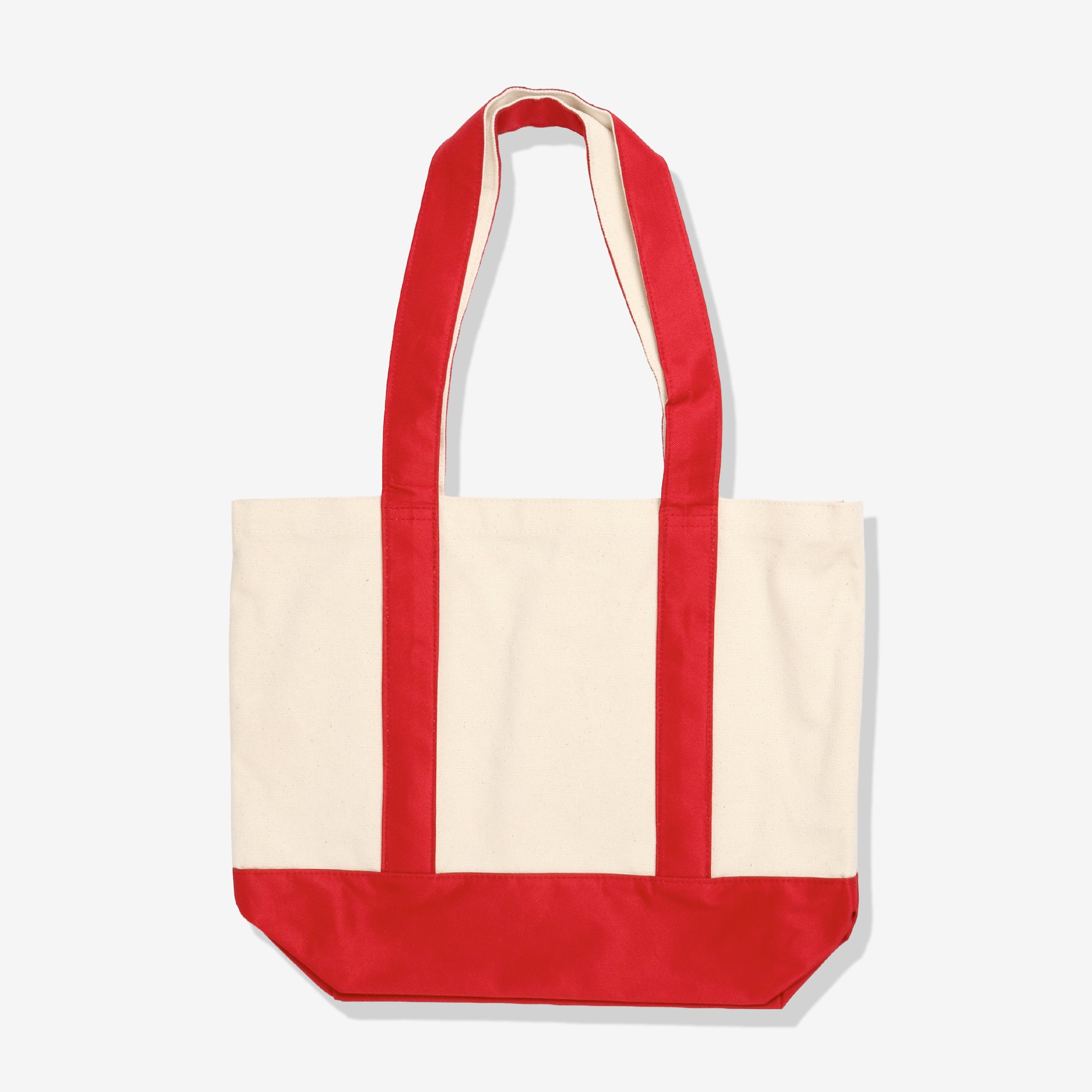 Canvas Tote - Ecru x Red