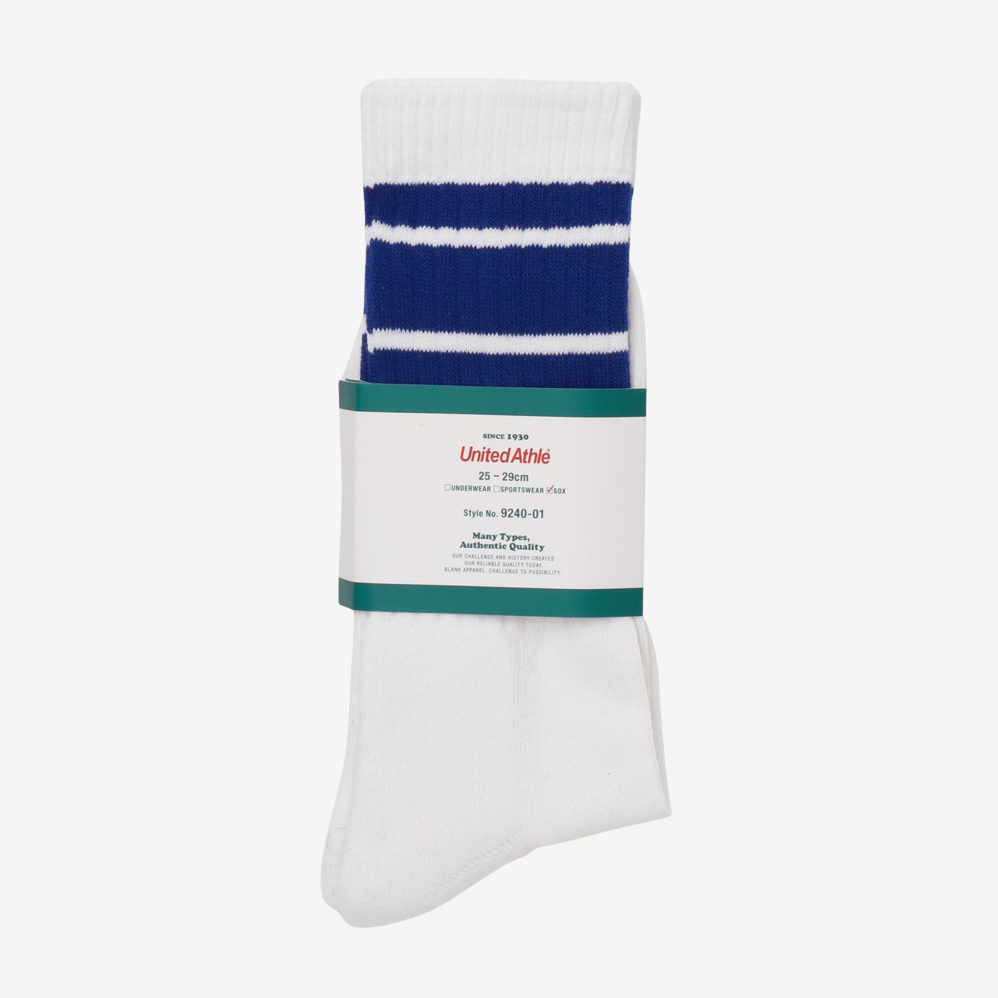 Crew Socks - Blue (Size 25-29cm)