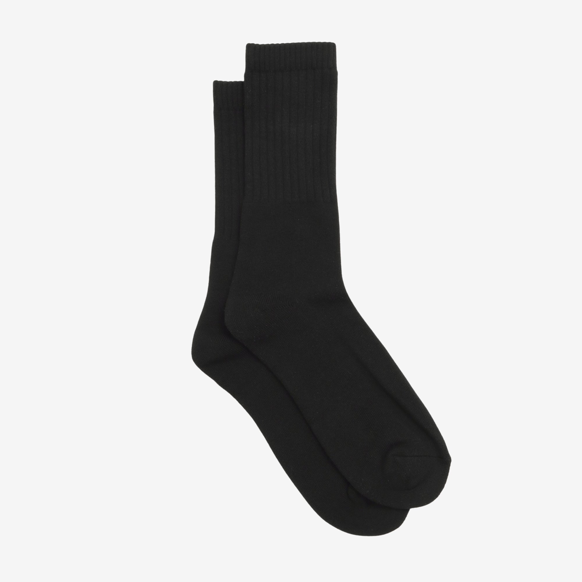 Crew Socks - Black (Size 25-29cm)