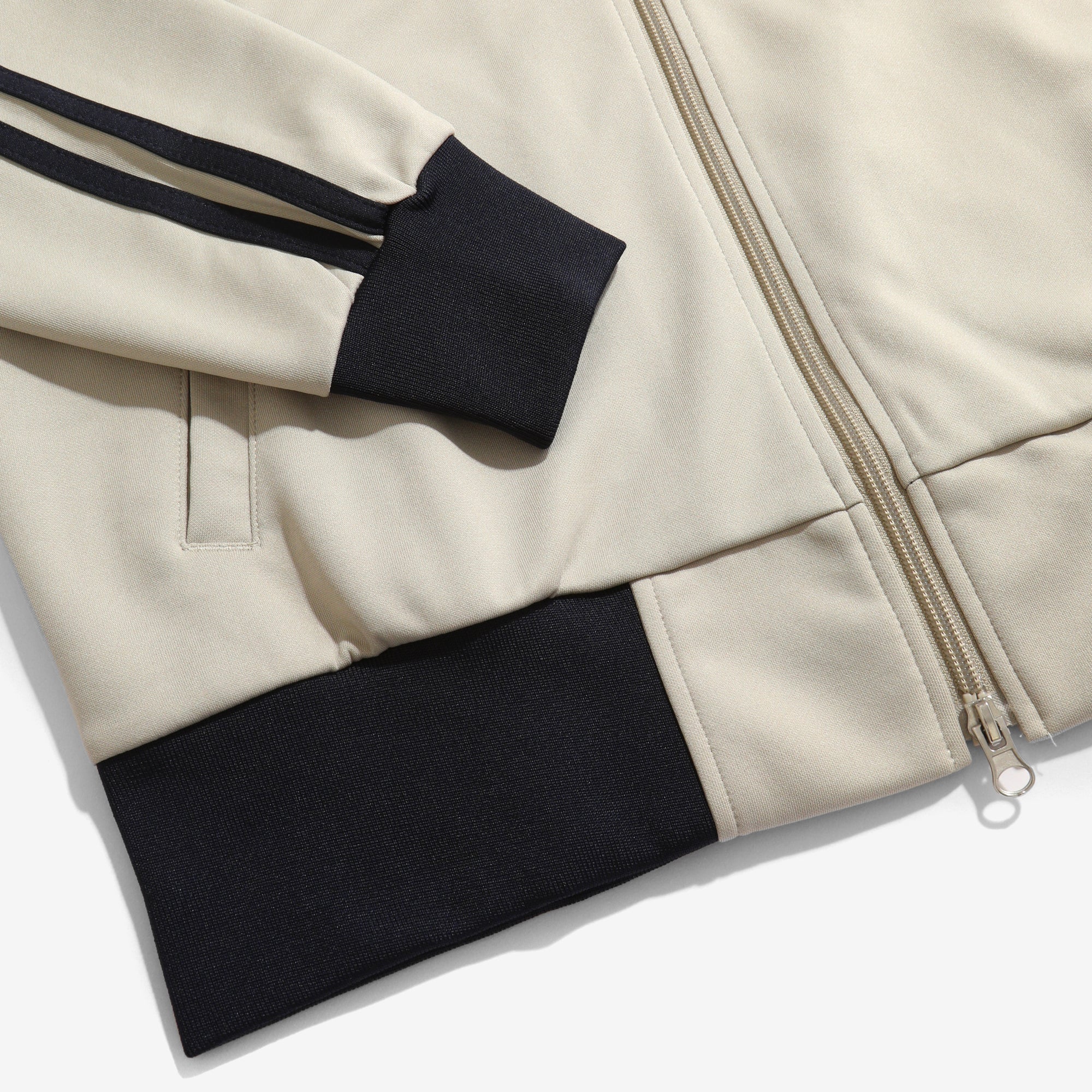 Raglan Sleeve Track Jacket - Grey