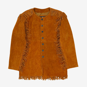 Suede Tassel Coat