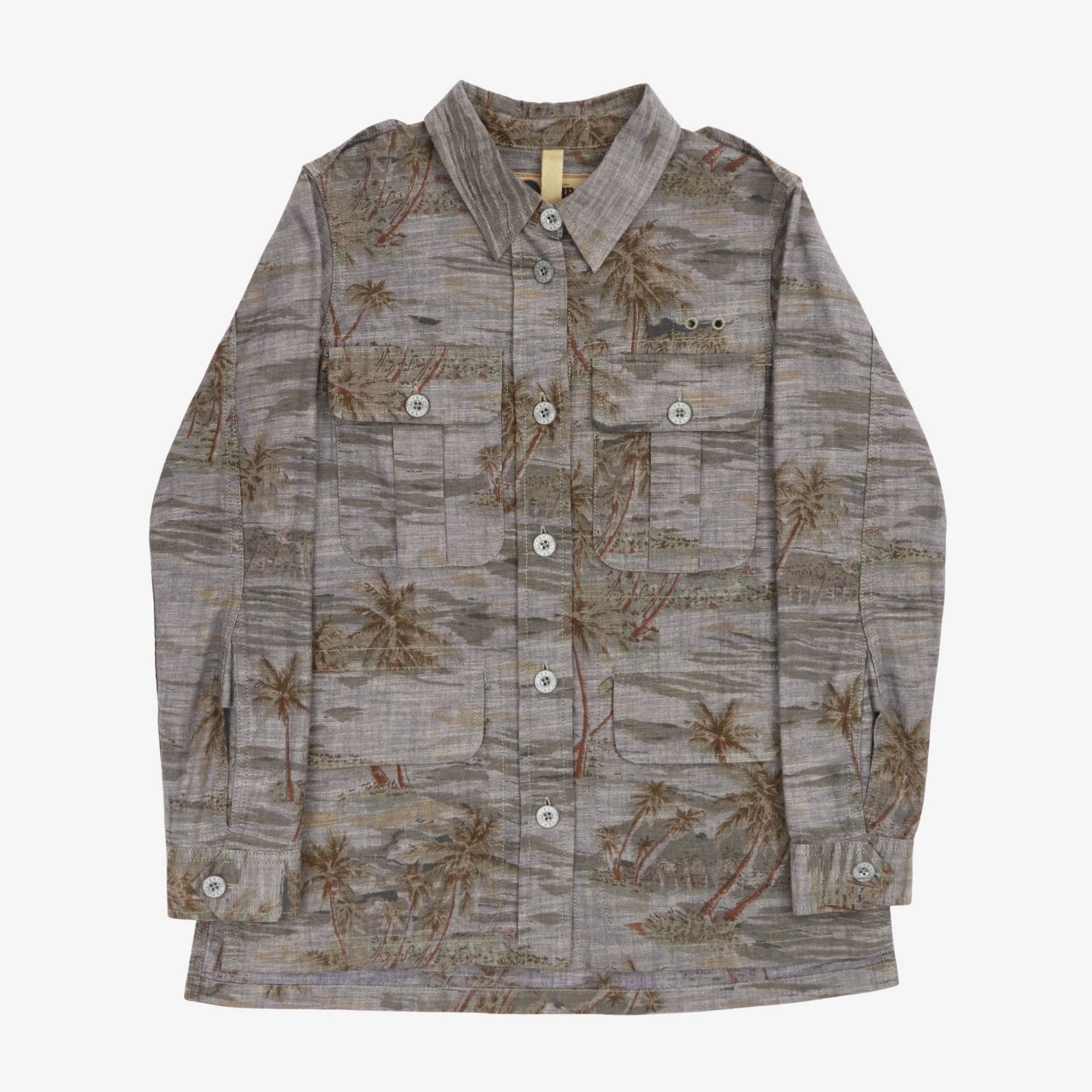 Lybro Palm Tree Patterned Shirt
