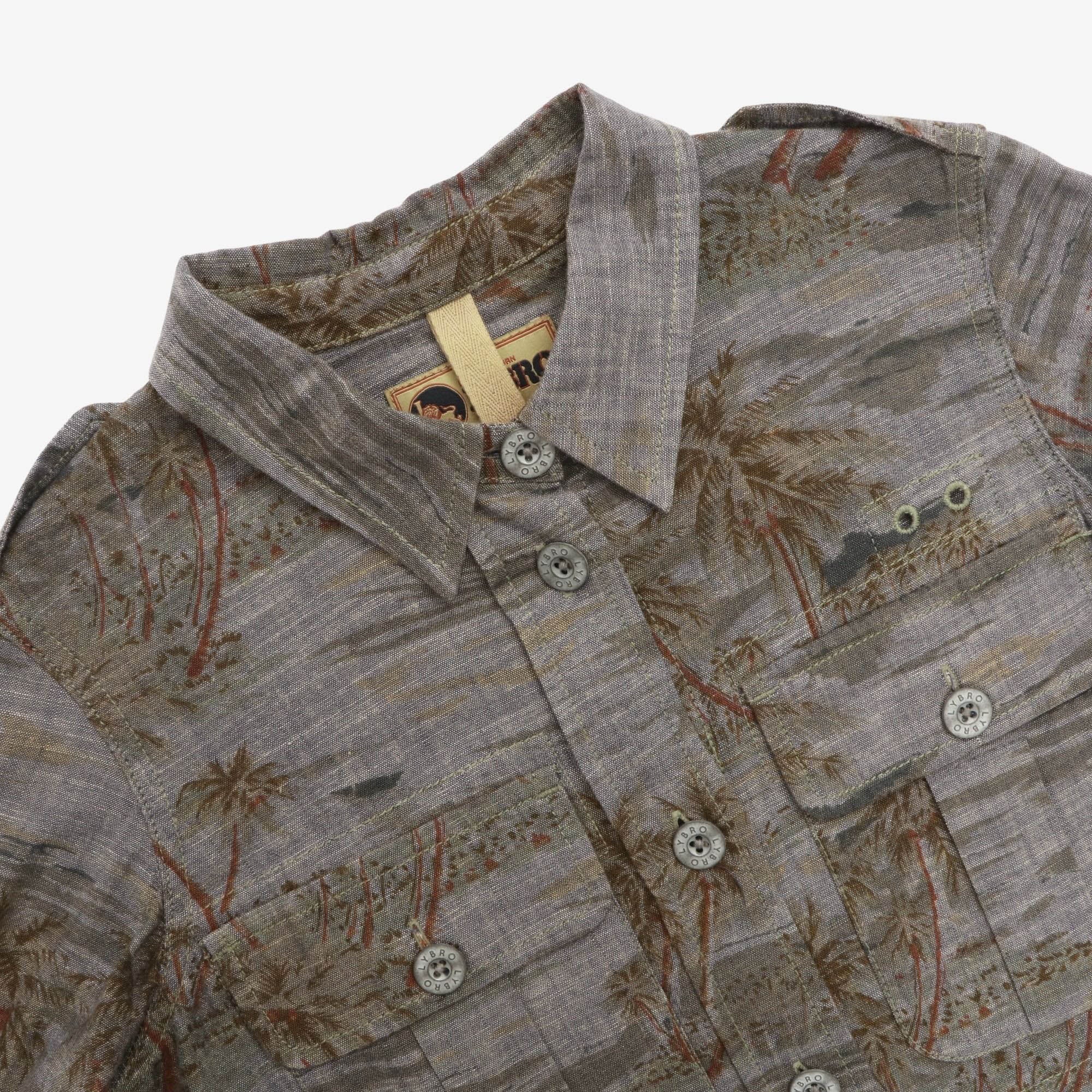 Lybro Palm Tree Patterned Shirt
