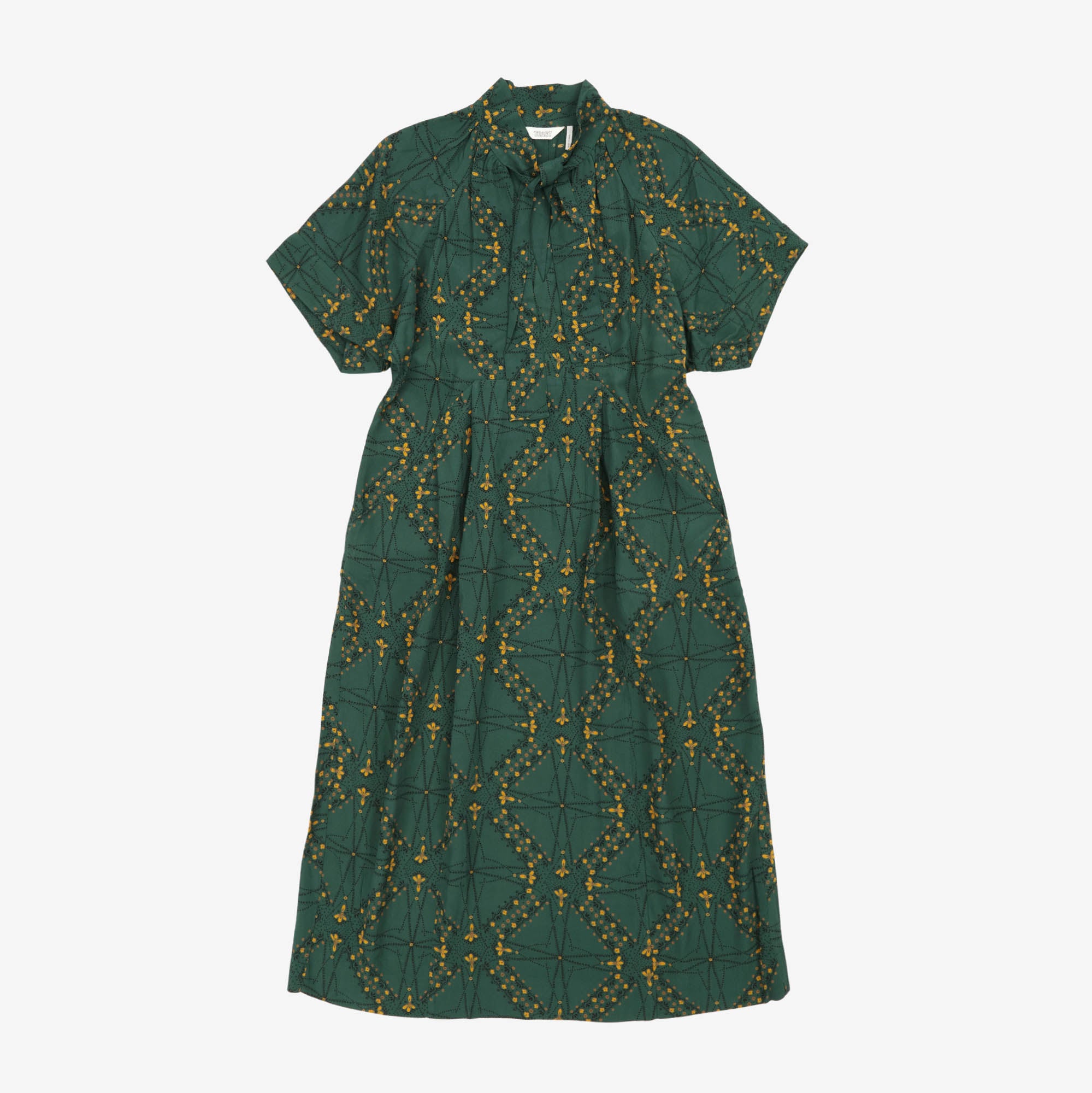 Bryn Tie Neck Crepe Dress