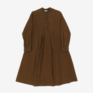 Pleated Cotton Dress