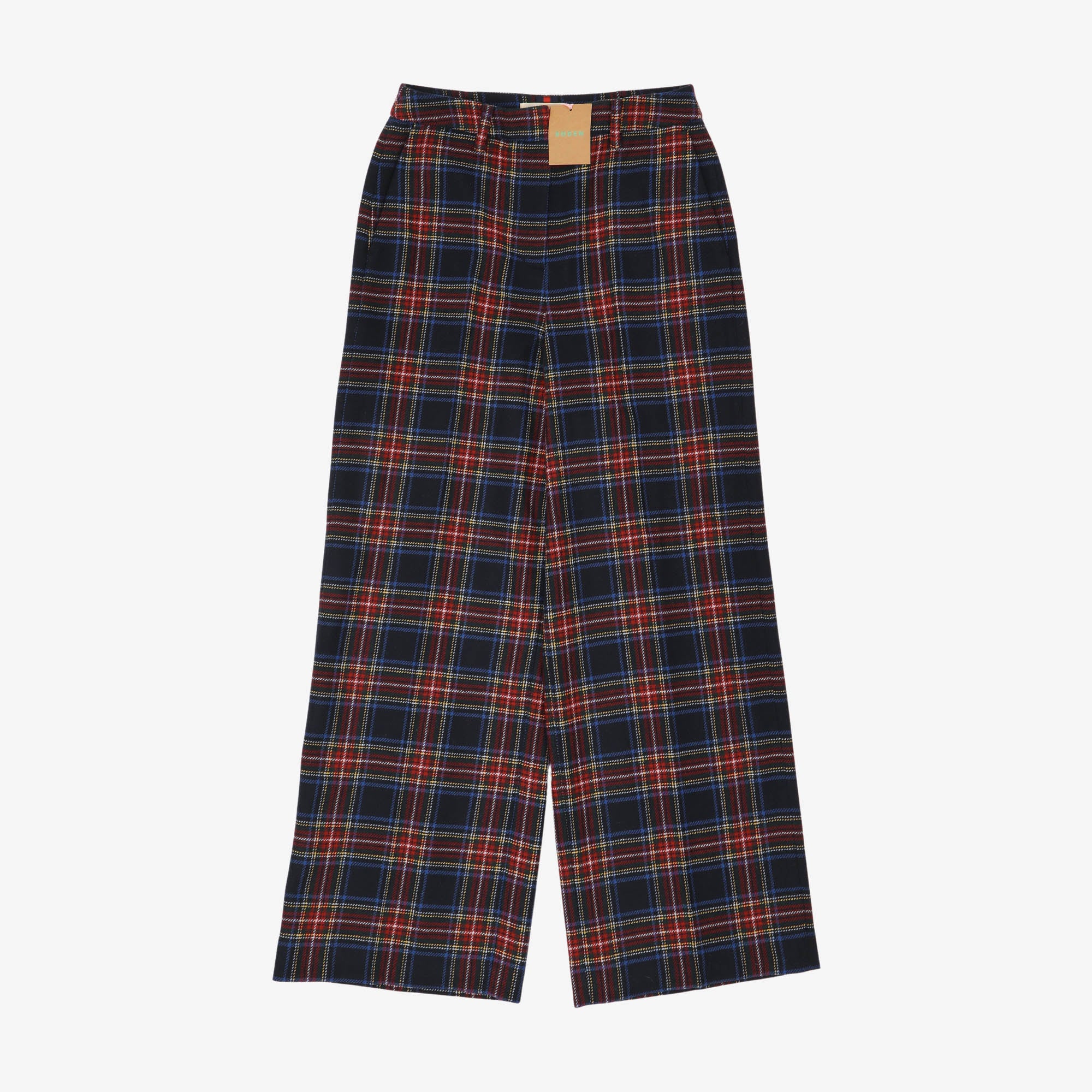 Belgravia Plaid Wool Blend Pants (28W X 30.5L)
