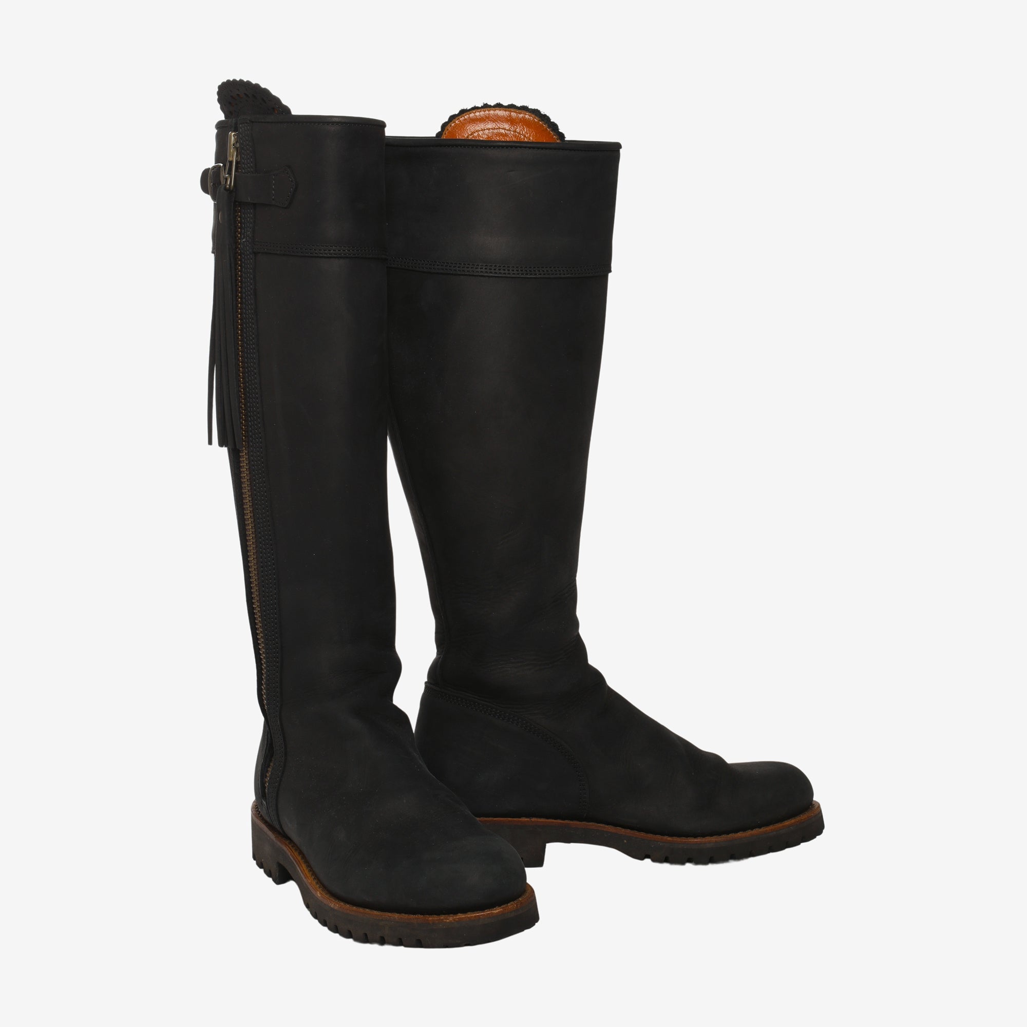 Standard Leather Tassel Boots
