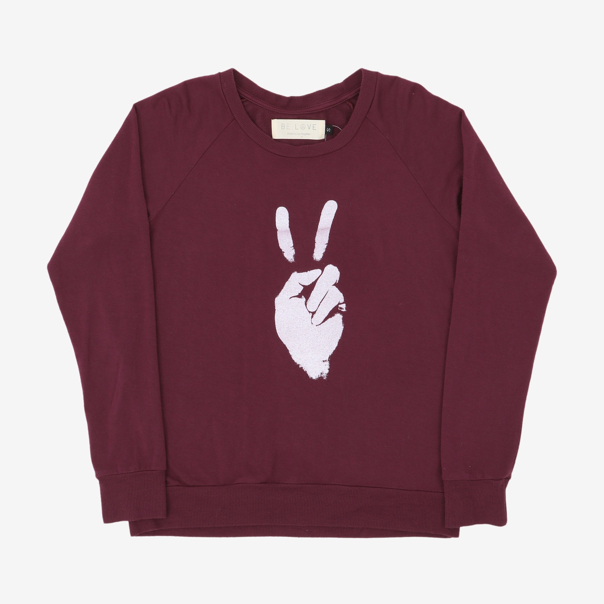 Peace Sign Raglan Pullover